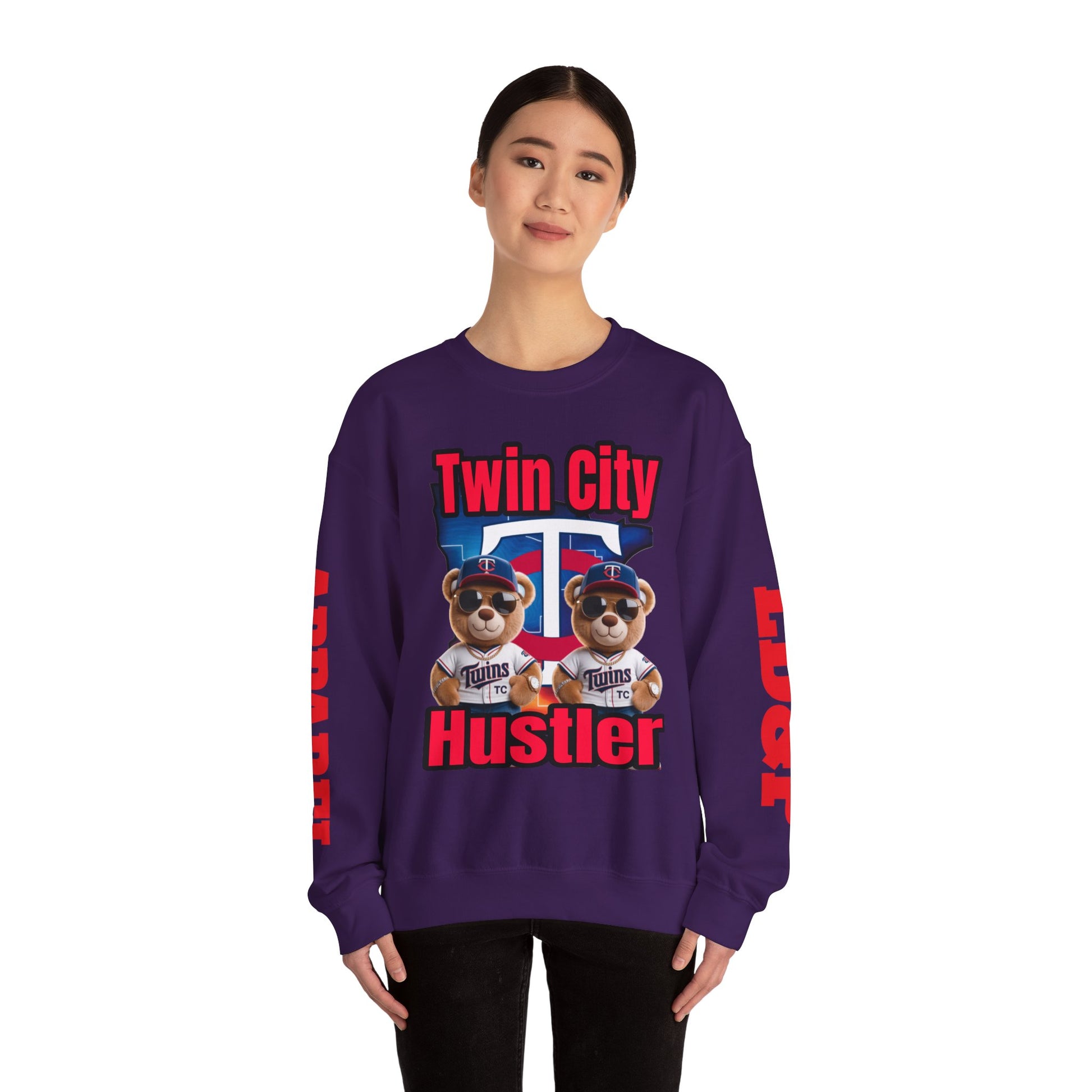 Crewneck Sweatshirt Twin City Hustler LD&P Apparel Design