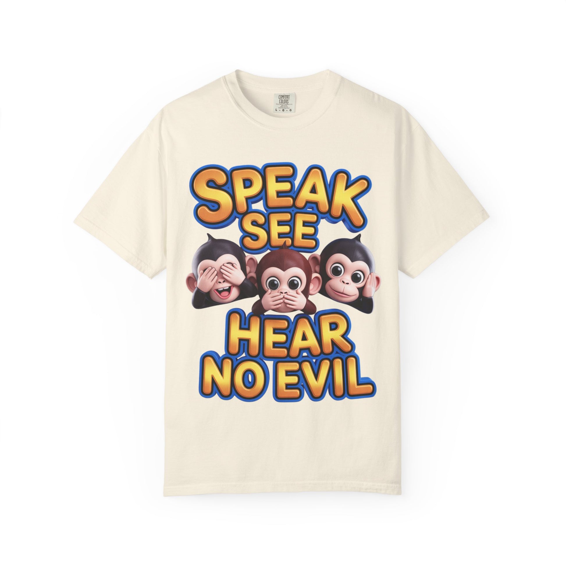 Graphic T-Shirt Speak See Hear No Evil
