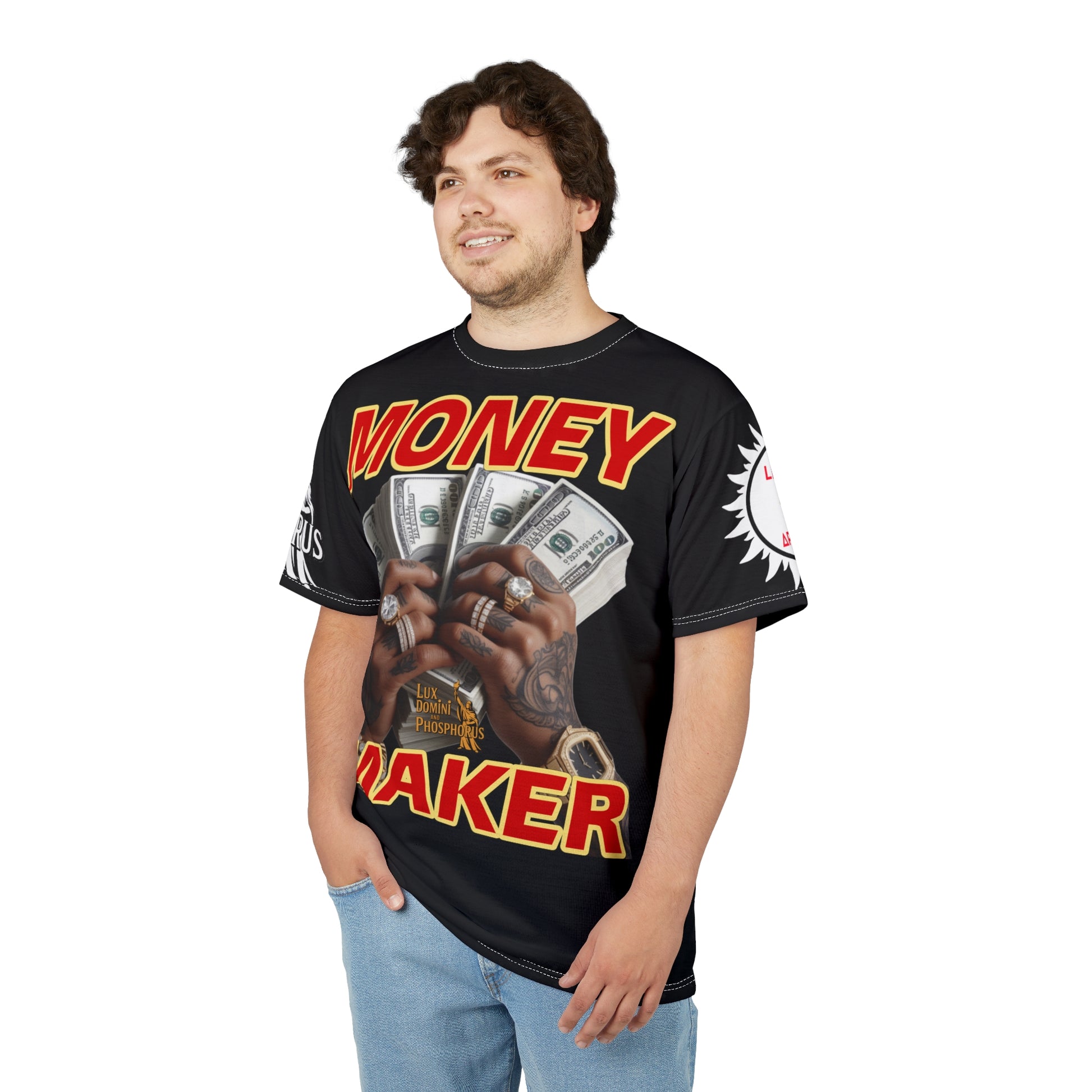 Money Maker Unisex Tee - Lux Domini and Phosphorus LD&P Apparel Design