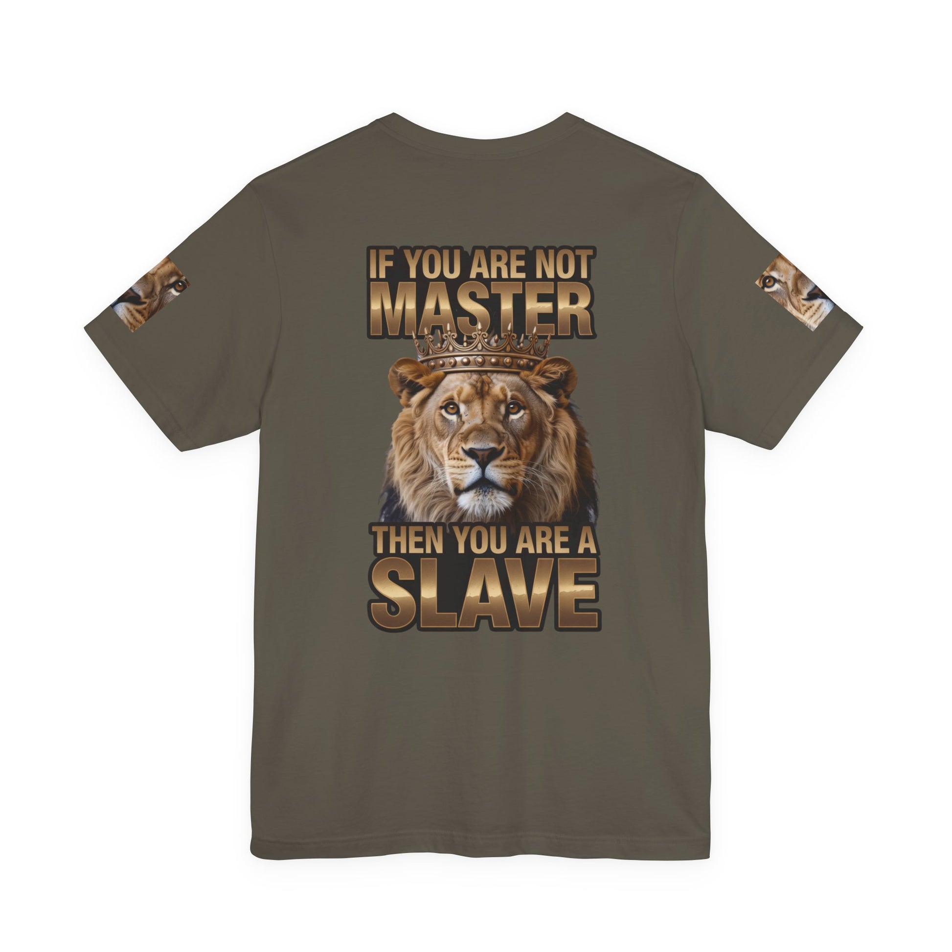 T-Shirt Master or slave LD&amp;P APPAREL Design Unisex Jersey Short Sleeve Tee