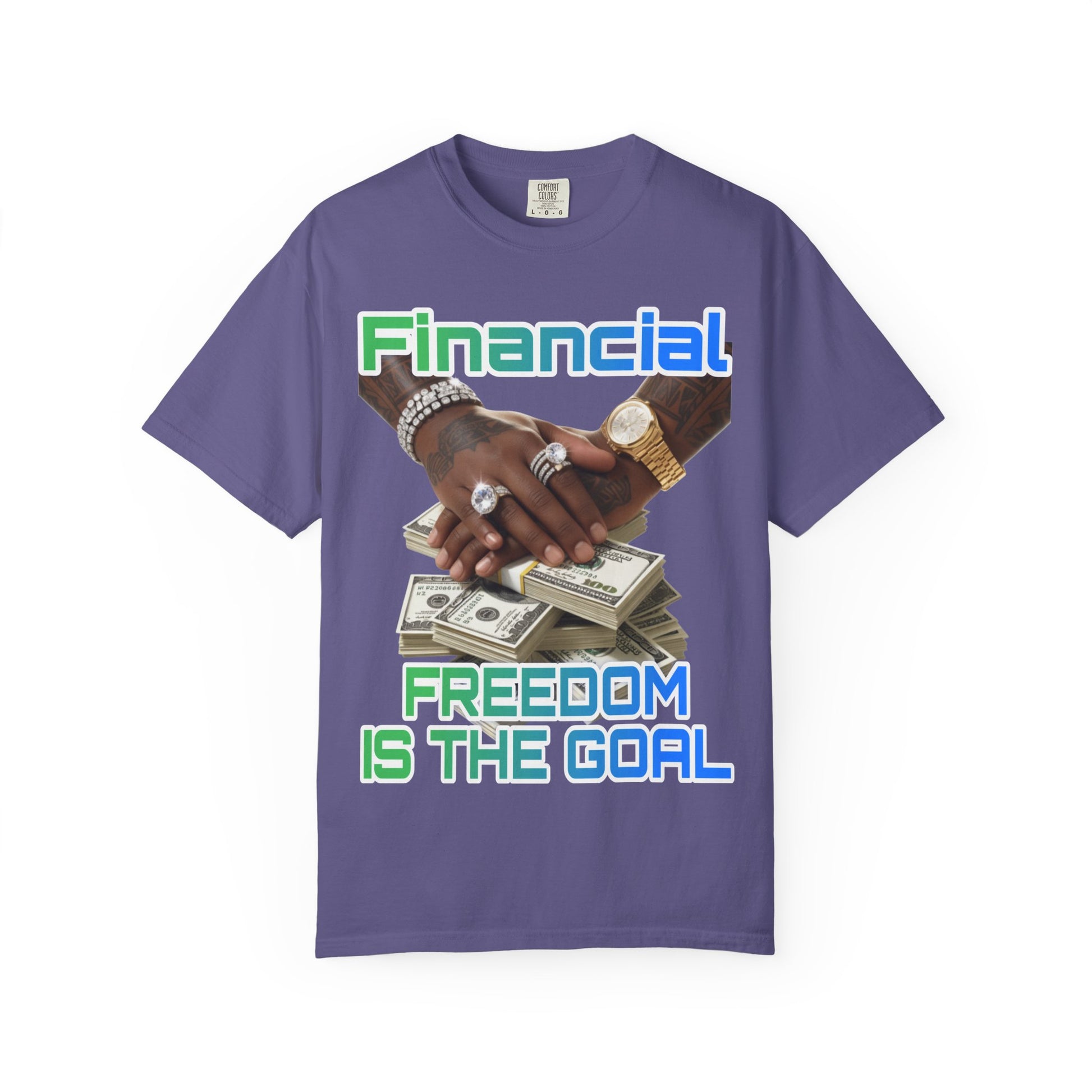 Financial Freedom Unisex T-shirt - 'Financial Freedom is The Goal' Design