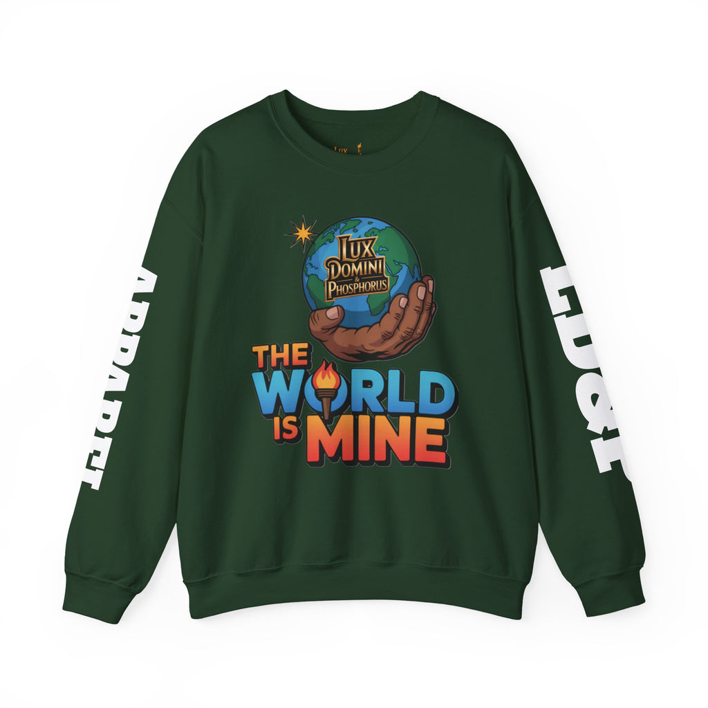 Graphic Sweatshirt - The World Is Mine LD&P APPAREL Design