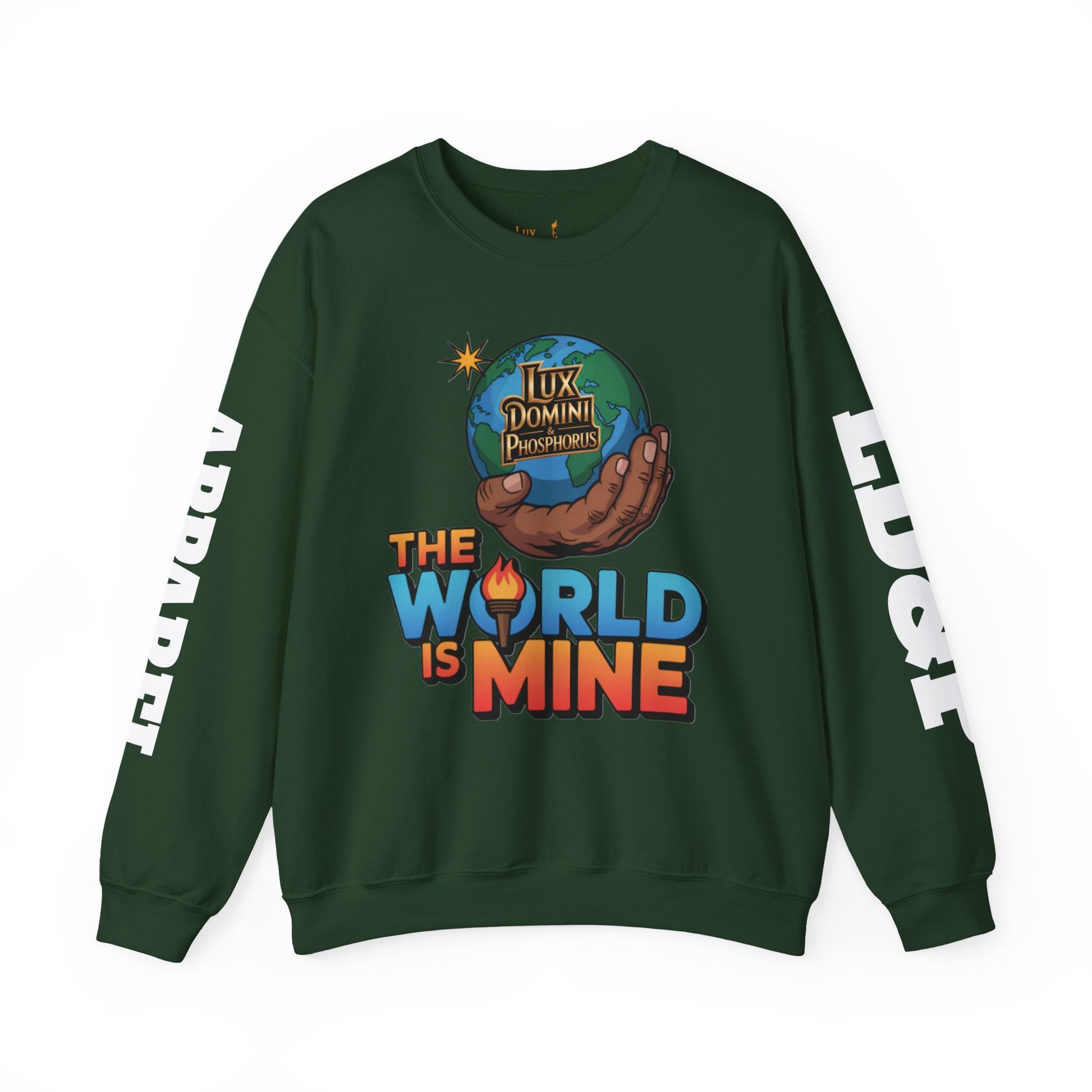 Graphic Sweatshirt - The World Is Mine LD&P APPAREL Design