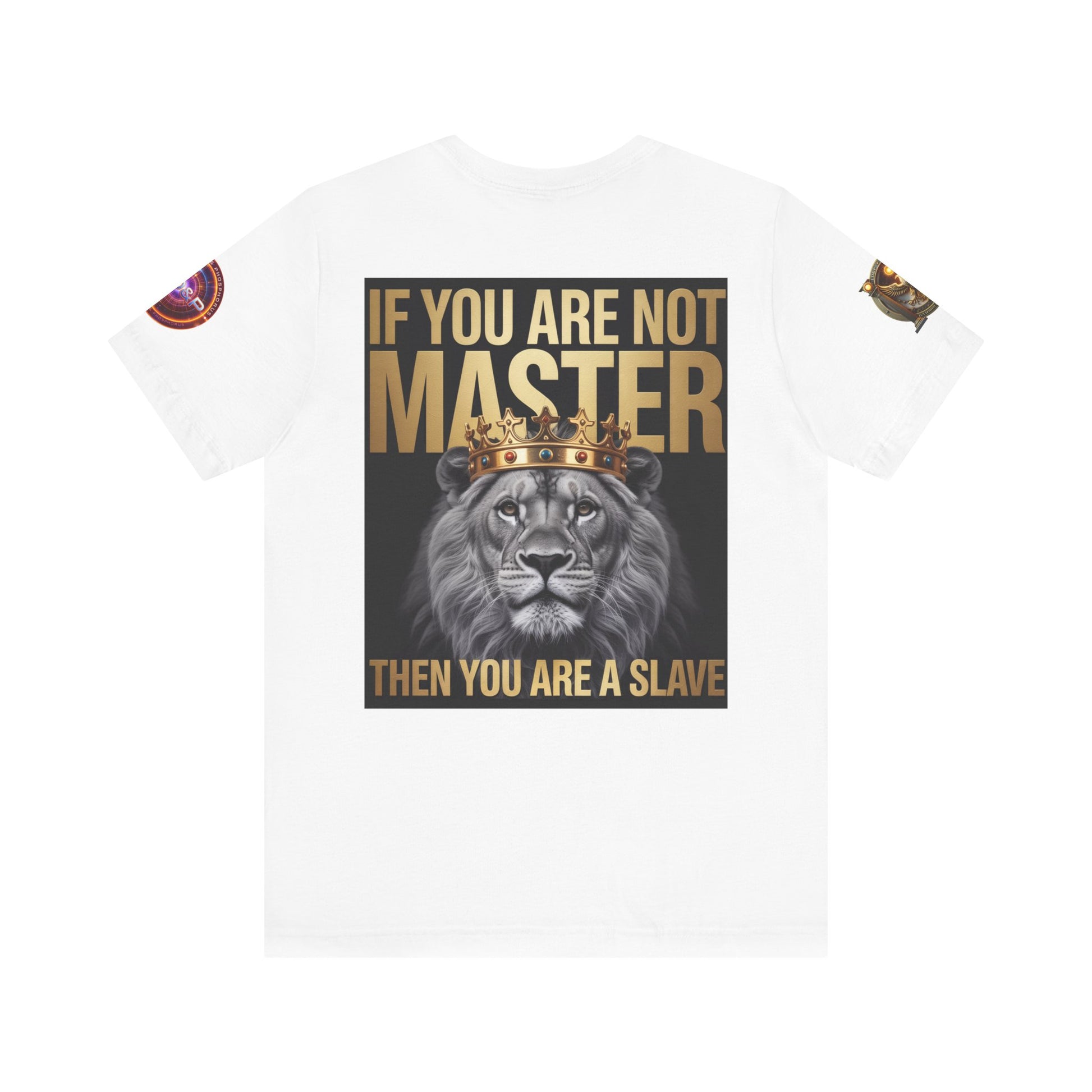 T-Shirt Master or slave LD&amp;P APPAREL Design Unisex Jersey Short Sleeve Tee