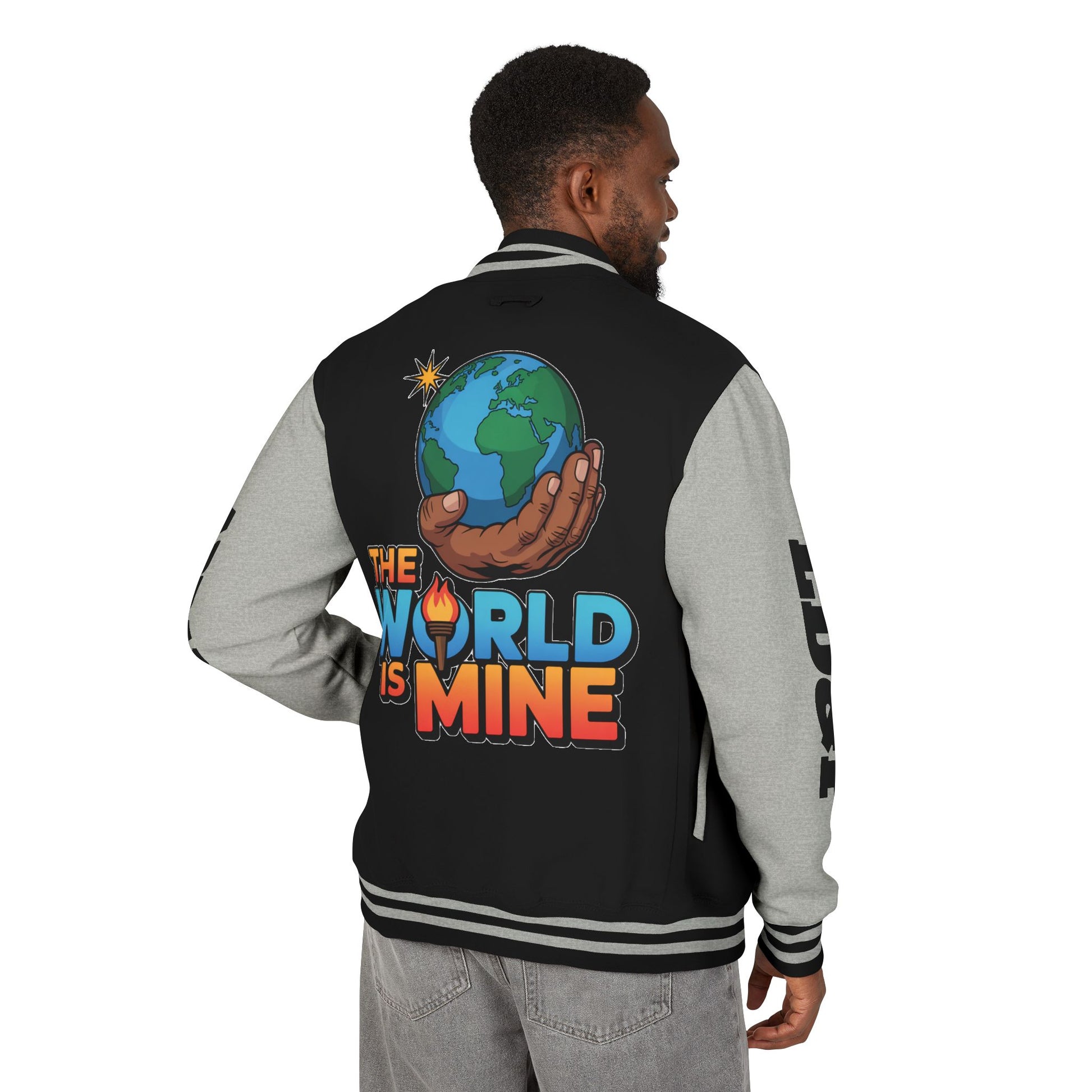 Letterman Jacket - The World is Mine LD&P APPAREL Design