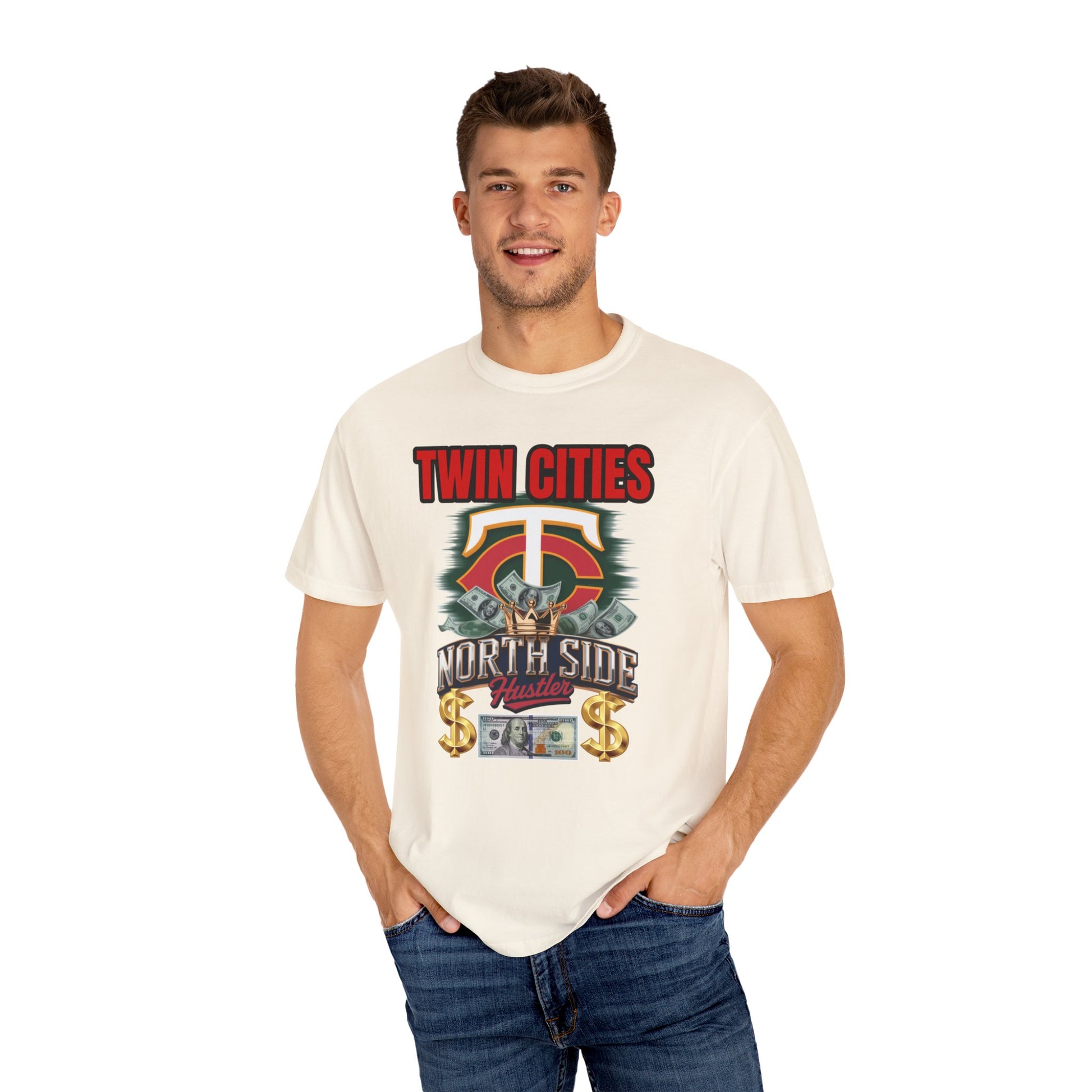 Garment-Dyed T-shirt - TC Northside HUSTLER