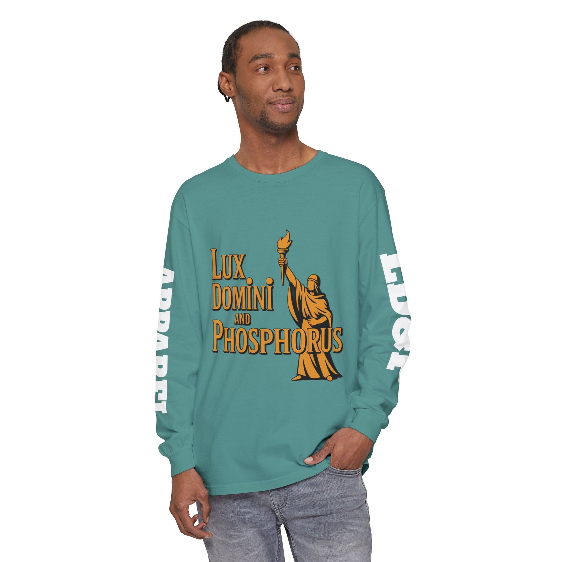 Long Sleeve T-Shirt Lux Domini and Phosphorus LD&P Apparel Design