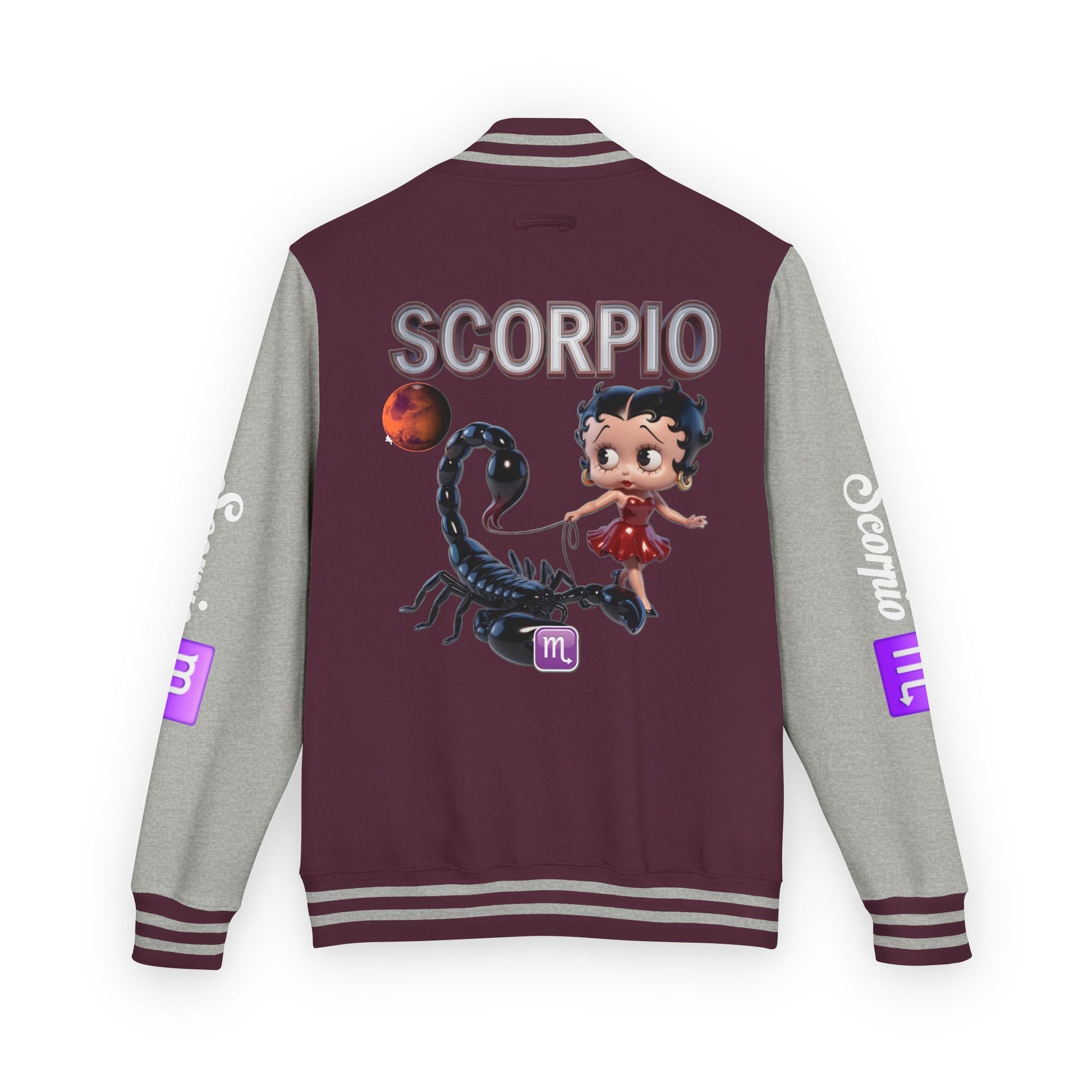 Letterman Jacket Scorpio Zodiac Design