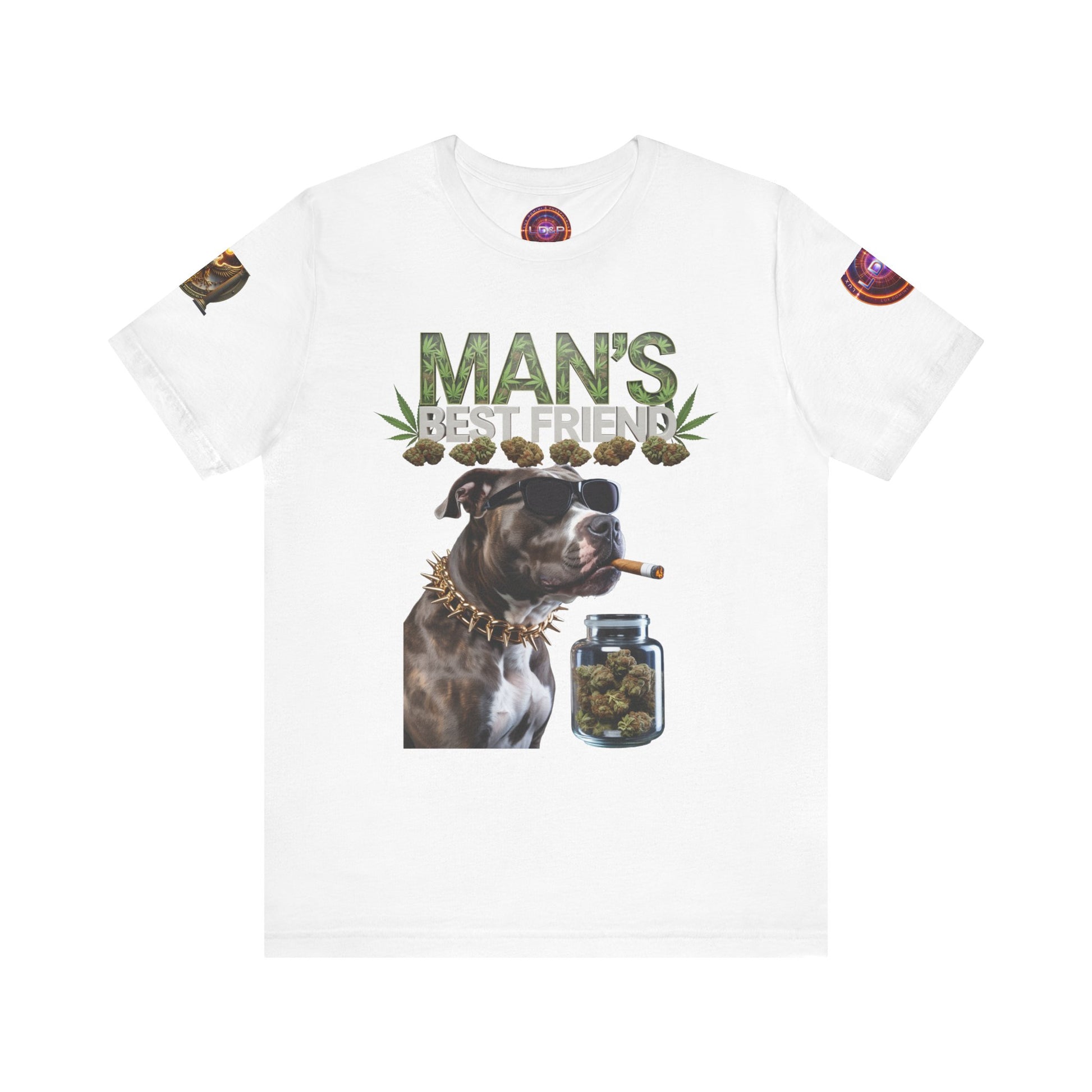 Unisex Tee Man's Best Friend Weed Design Shirt
