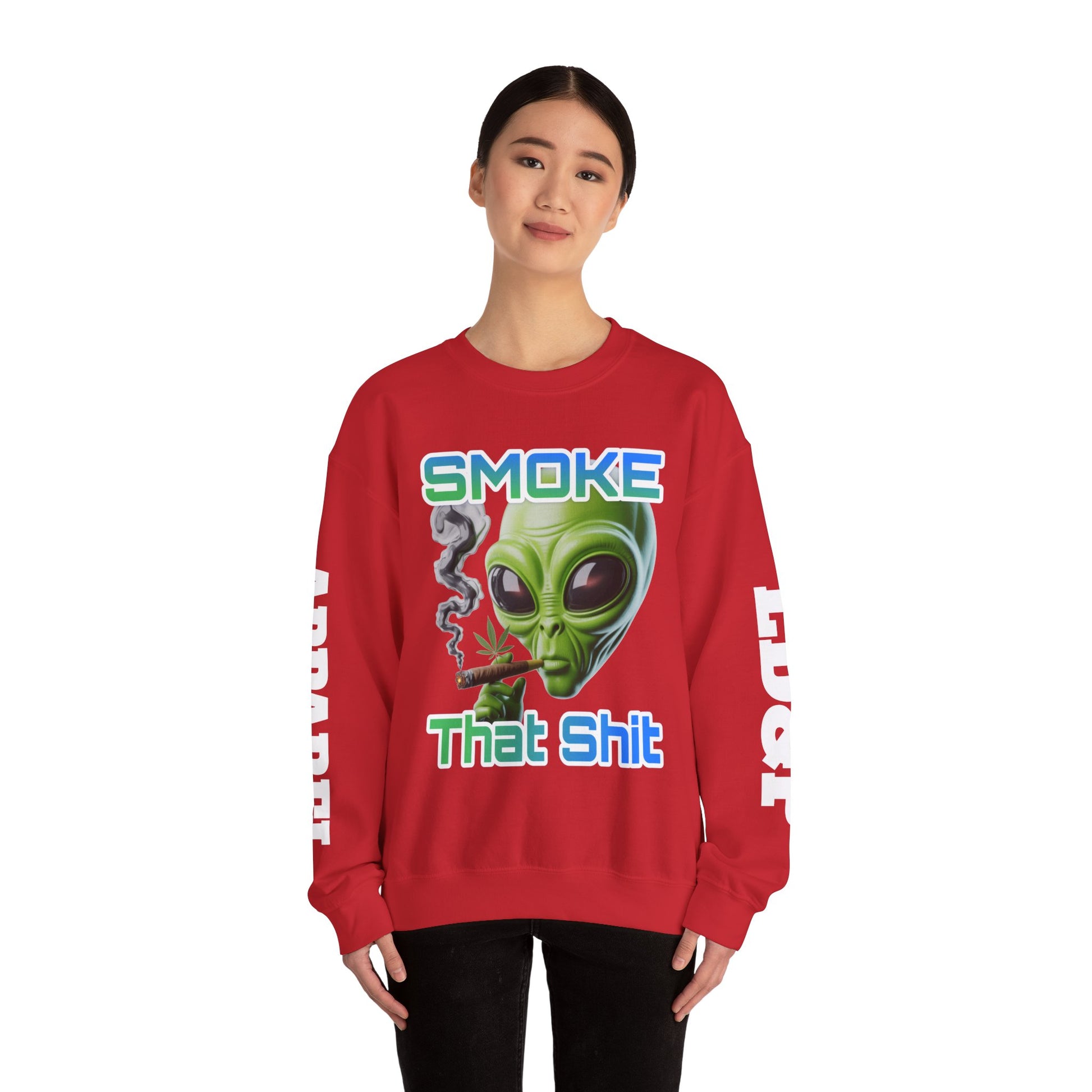 Crewneck Sweatshirt - Smoke That LD&P APPAREL Design