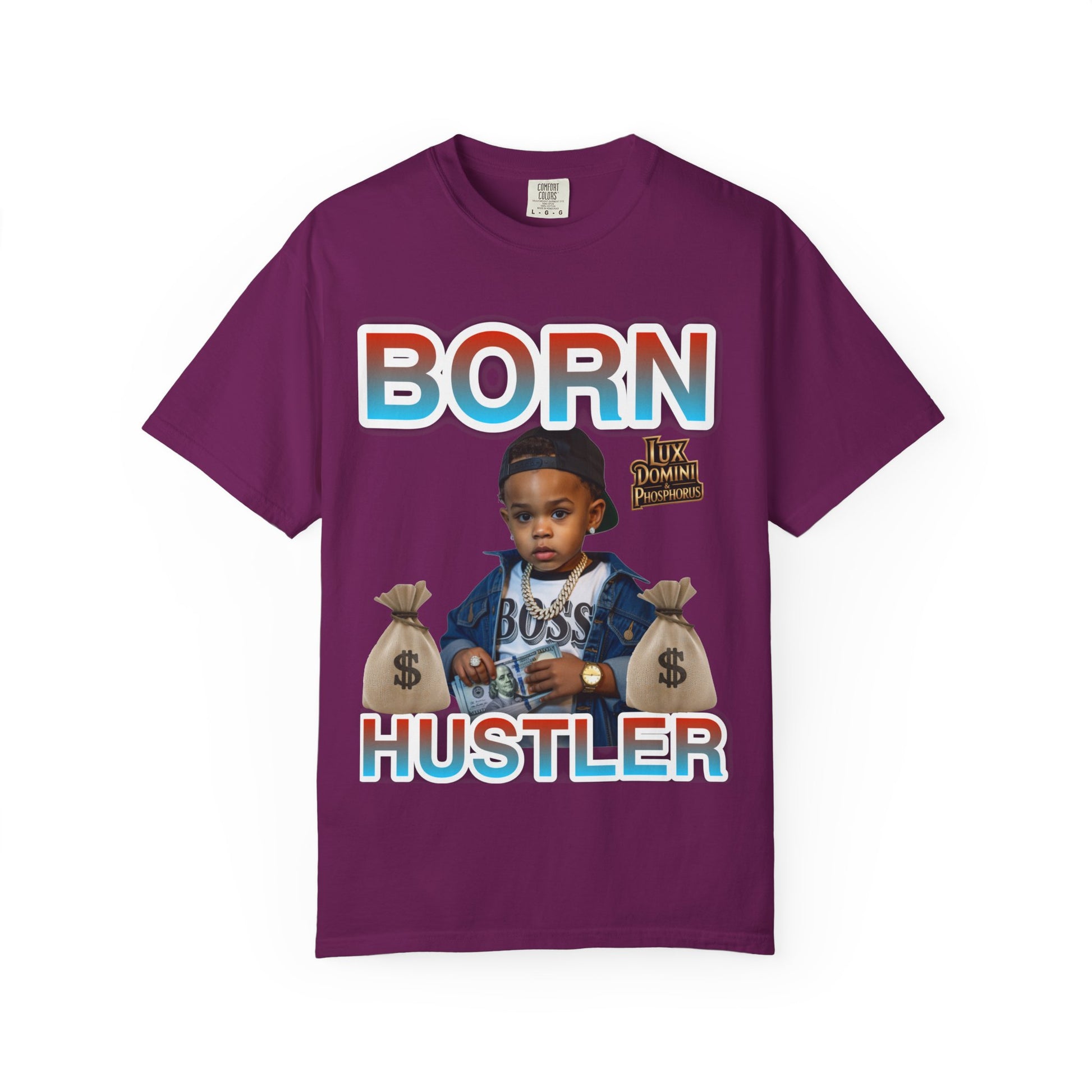 Garment-Dyed T-shirt BORN HUSTLER LD&P APPAREL