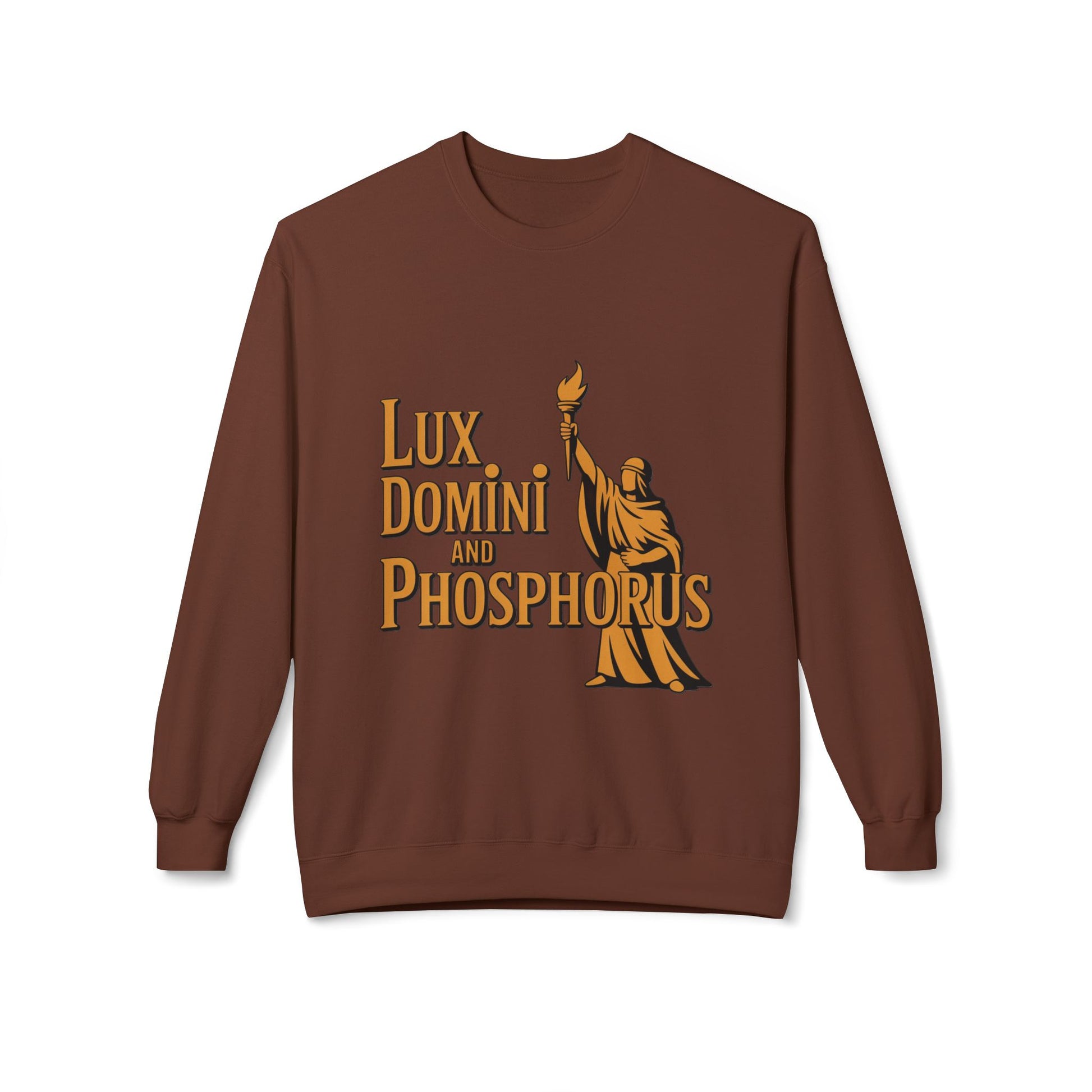 "Lux Domini and Phosphorus" crew-neck sweatshirt