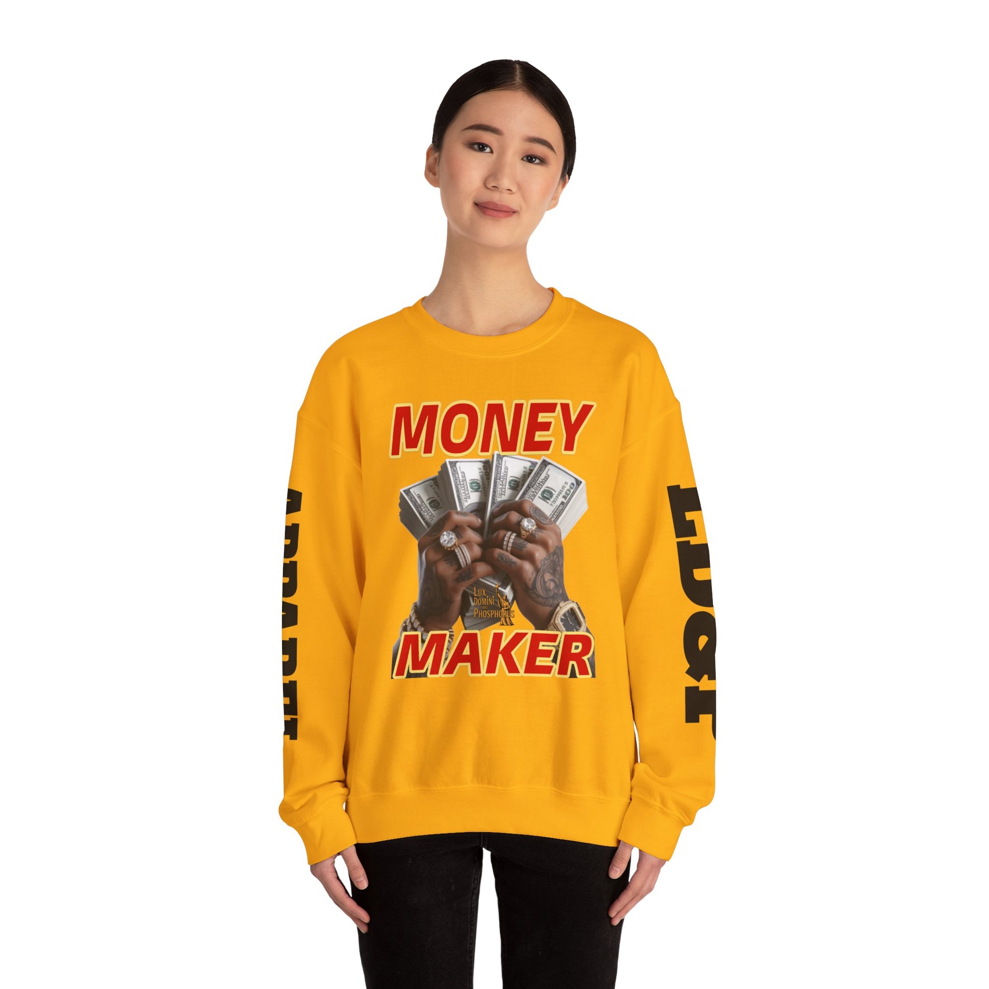 Money Maker Unisex Sweatshirt - LD&P APPAREL Design