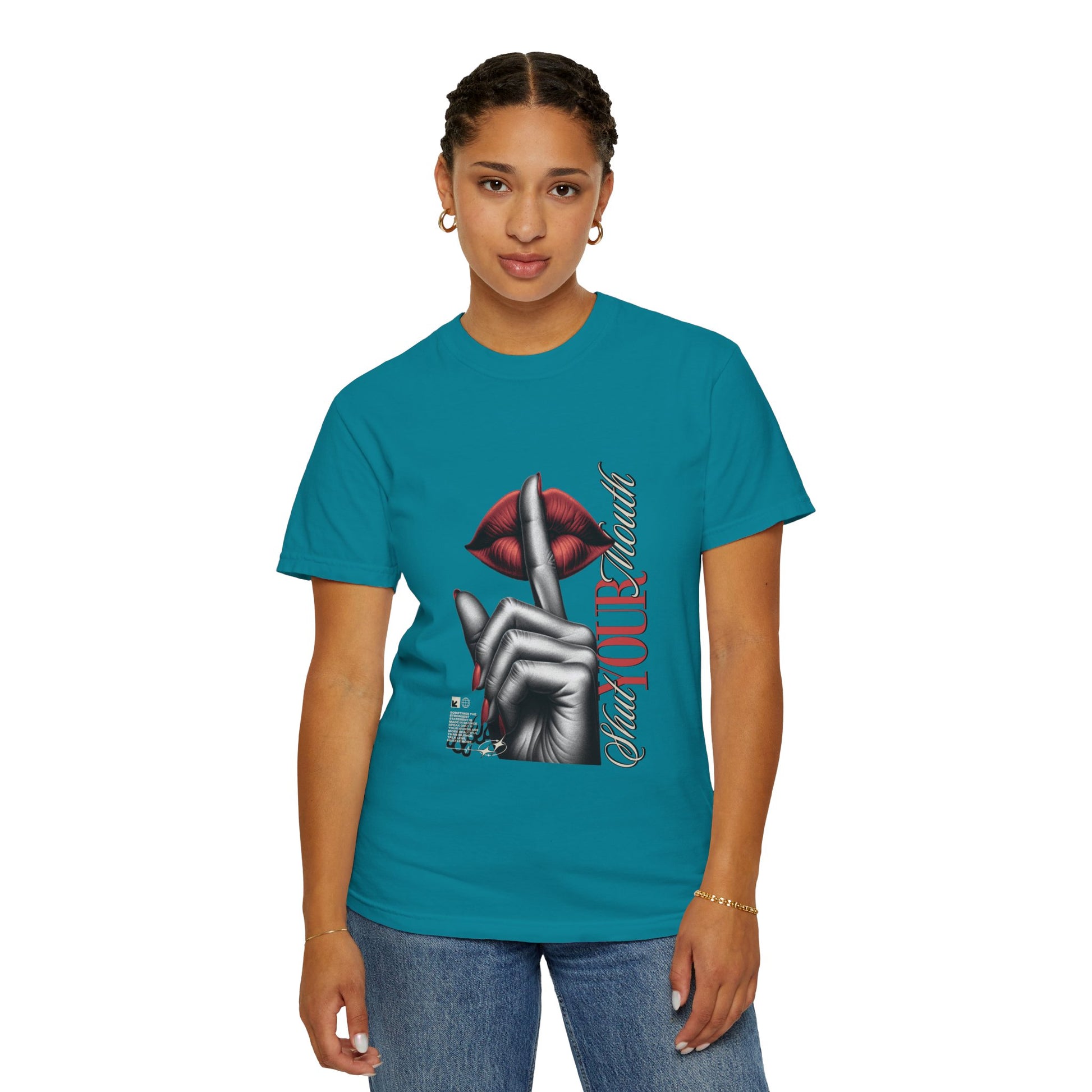 Dyed T-shirt - Big Moma Print