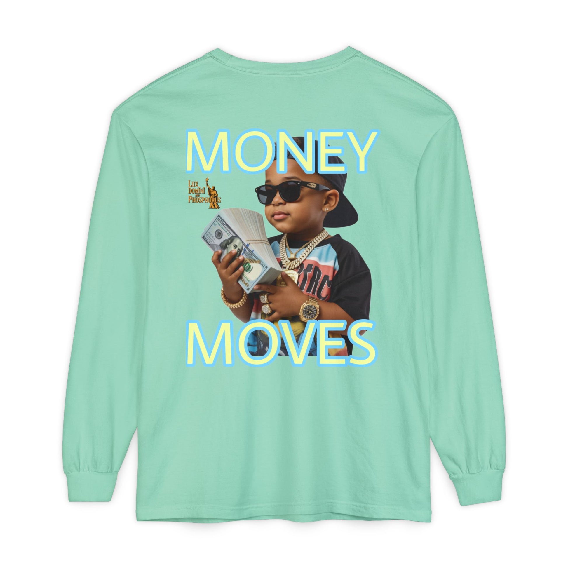 Long Sleeve T-Shirt - Money Moves LD&P APPAREL