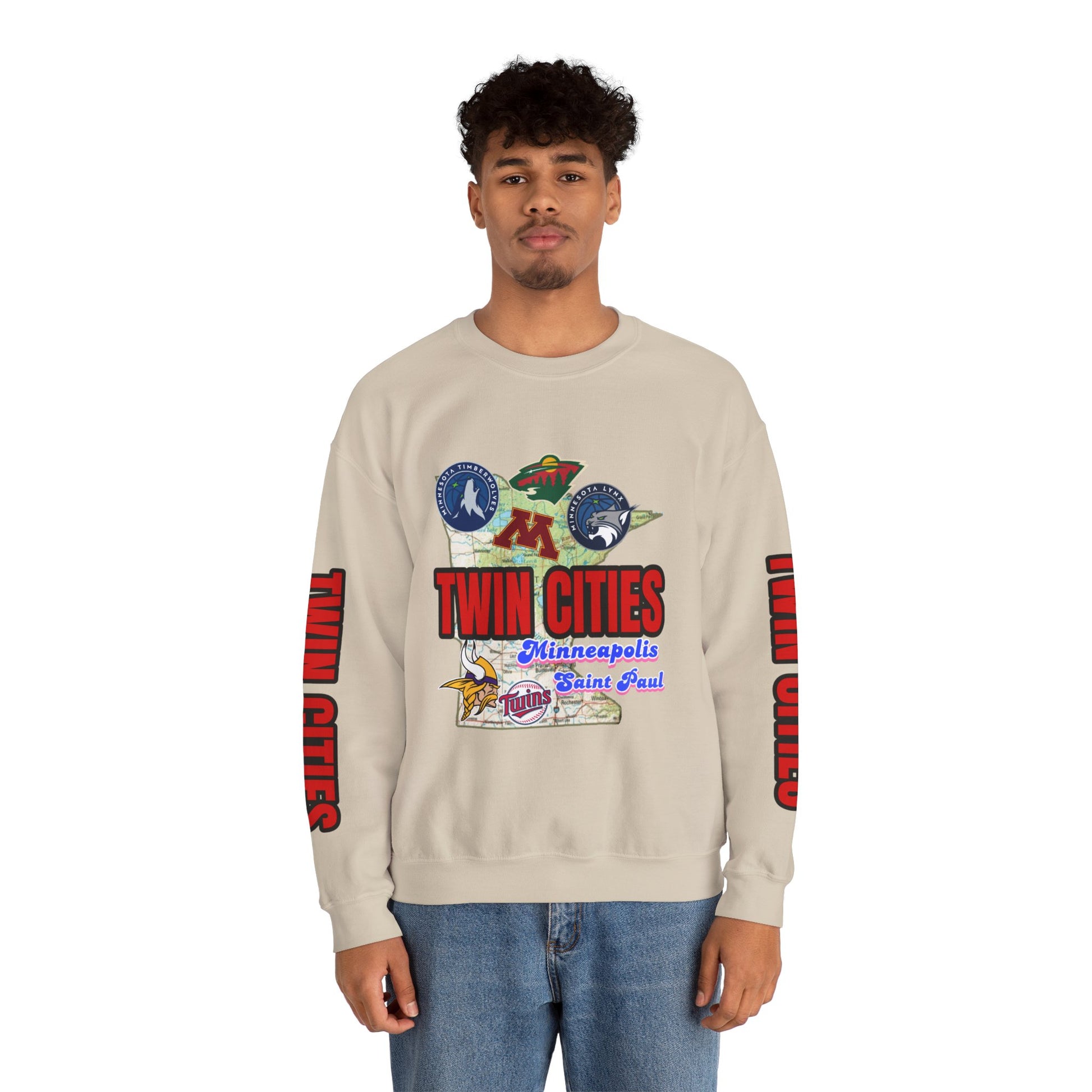 Crewneck Sweatshirt TWIN CITIES Urban Design