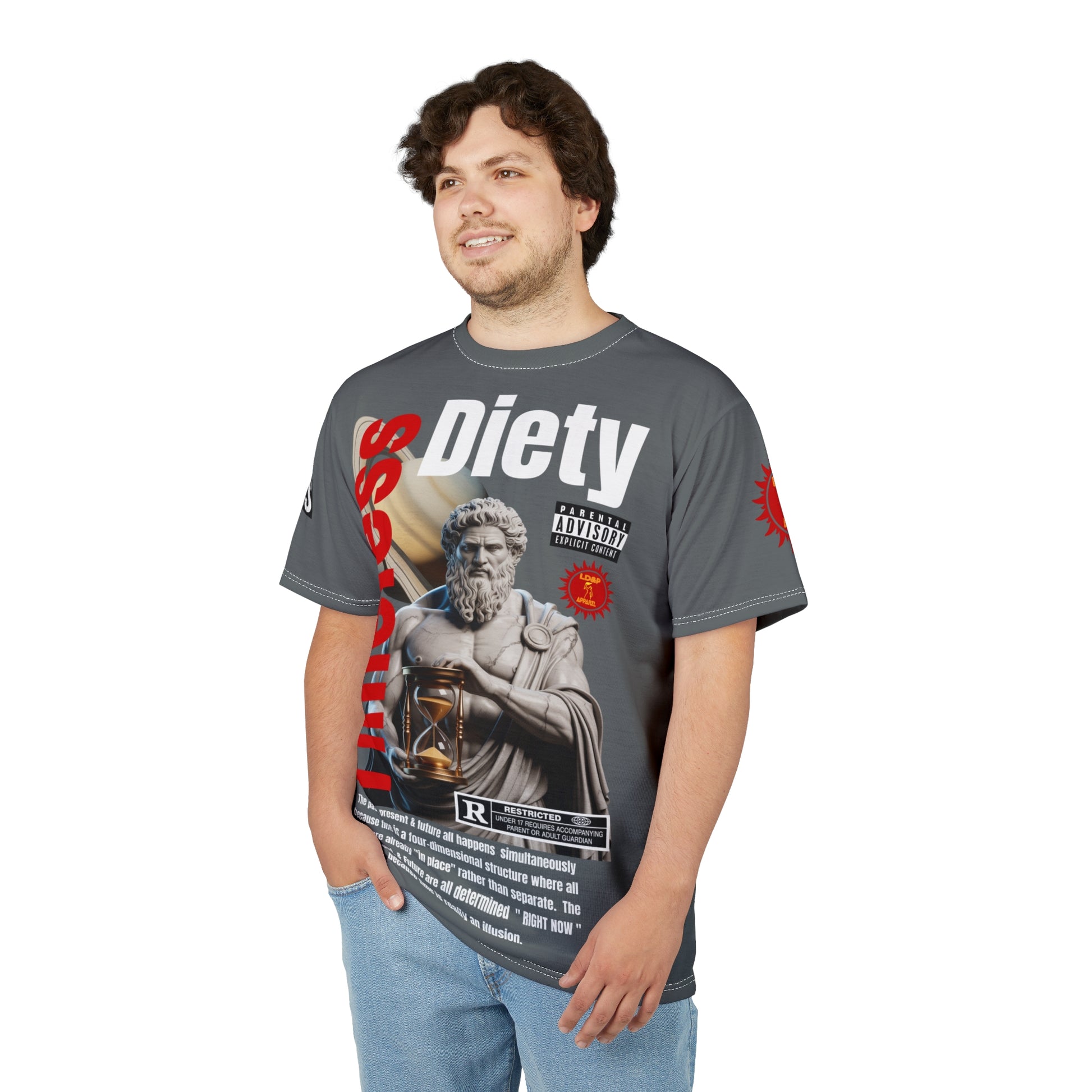 Timeless Diety Graphic Tee LD&P APPAREL Dark Grey