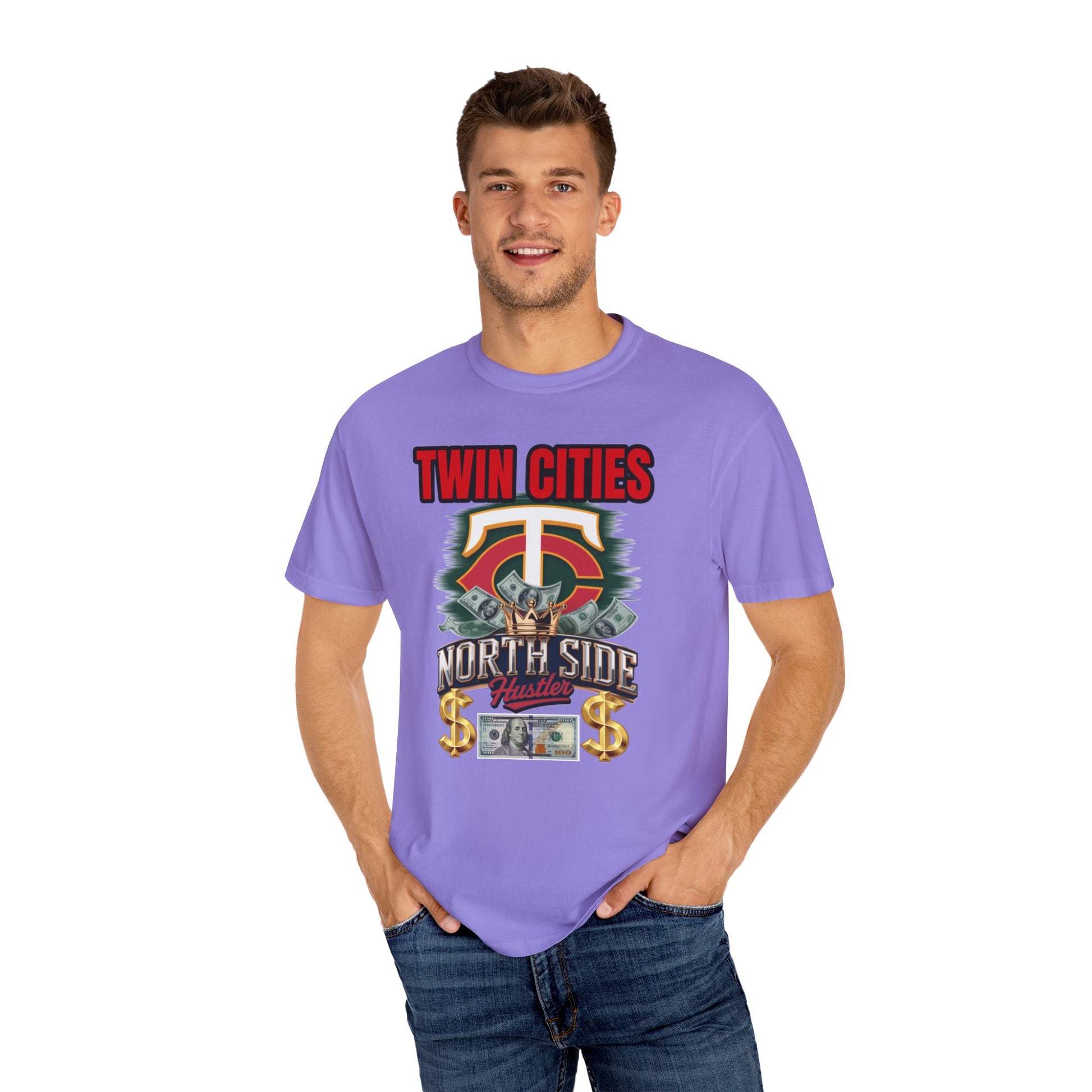 Garment-Dyed T-shirt - TC Northside HUSTLER