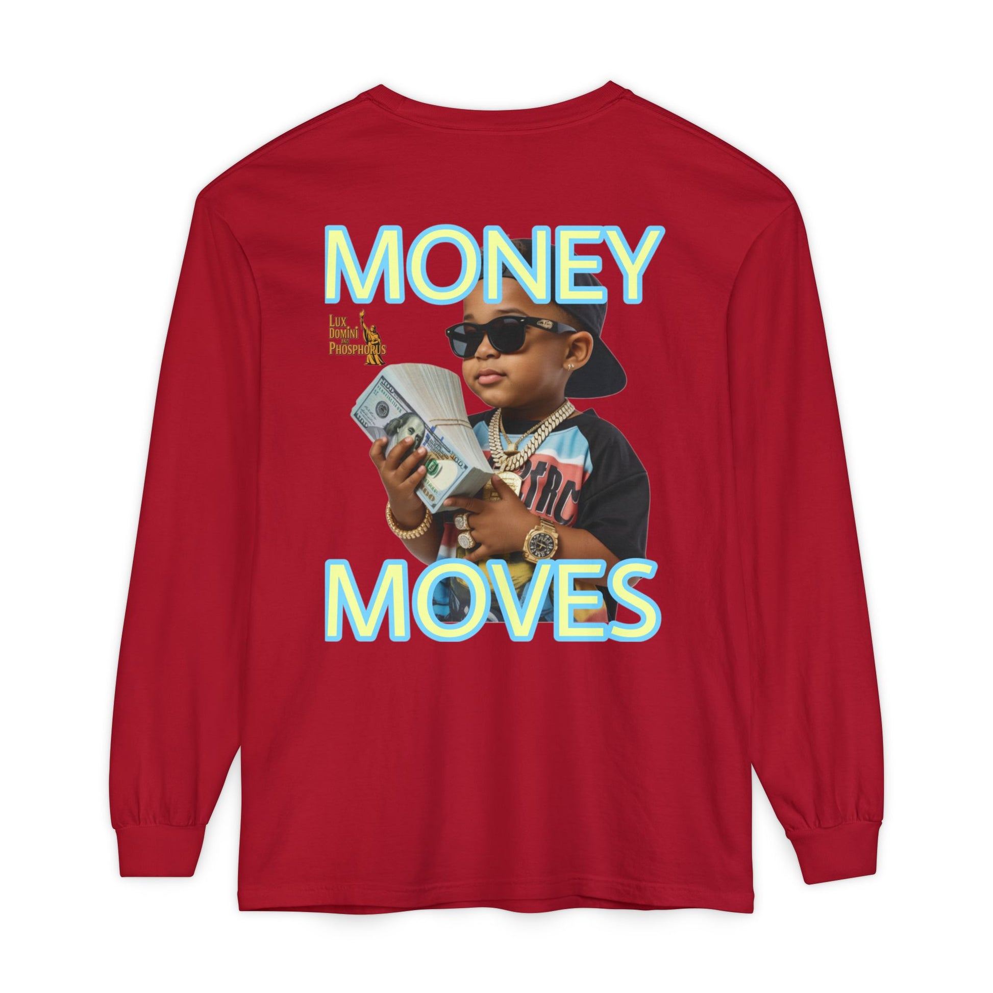 Long Sleeve T-Shirt - Money Moves LD&P APPAREL