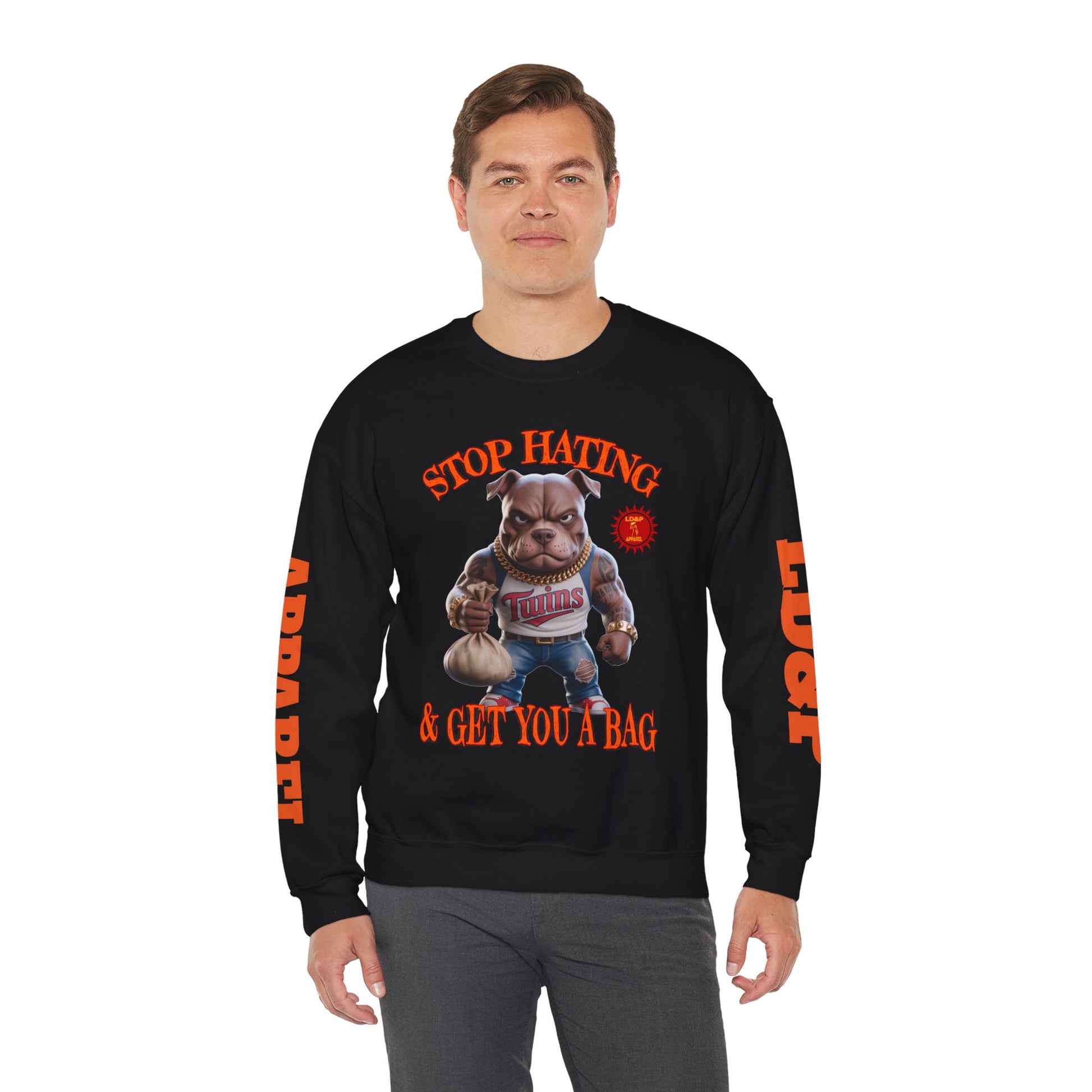 Unisex Sweatshirt Stop Hating LD&P Apparel Design