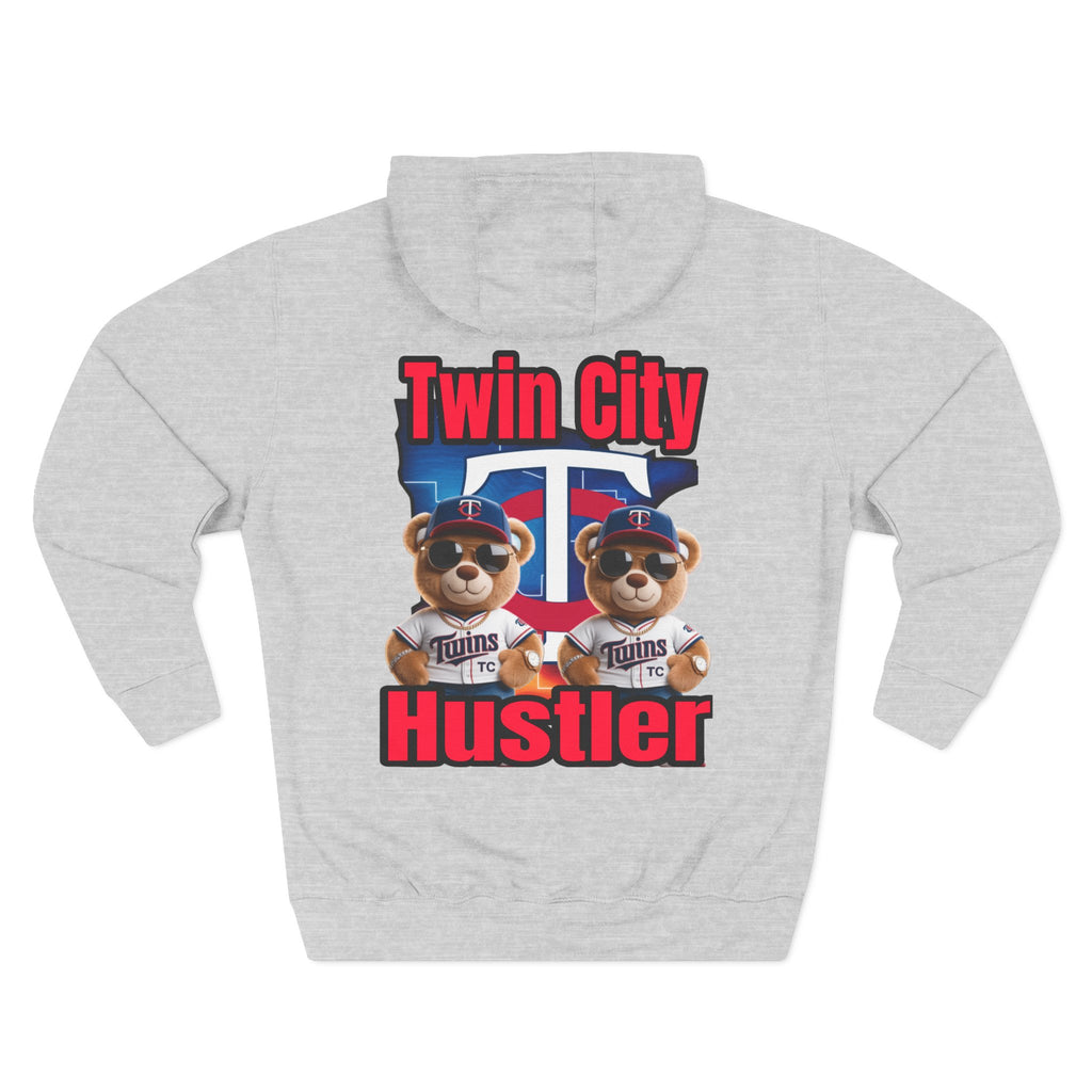Fleece Hoodie Twin City HUSTLER Design