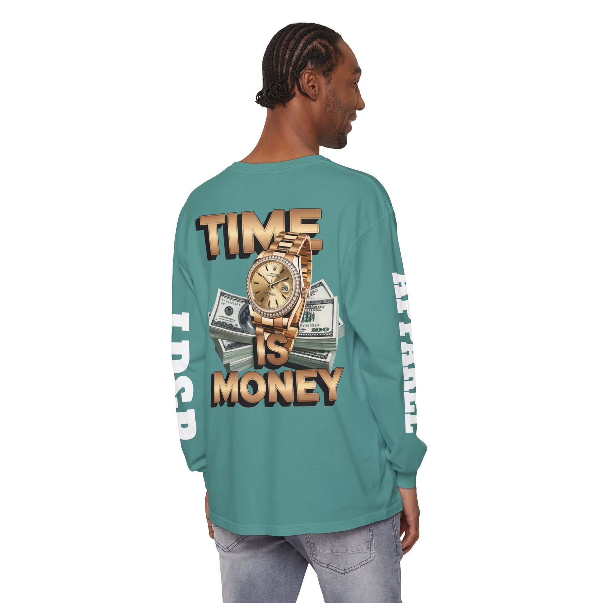Long Sleeve T-Shirt Time is MONEY Design