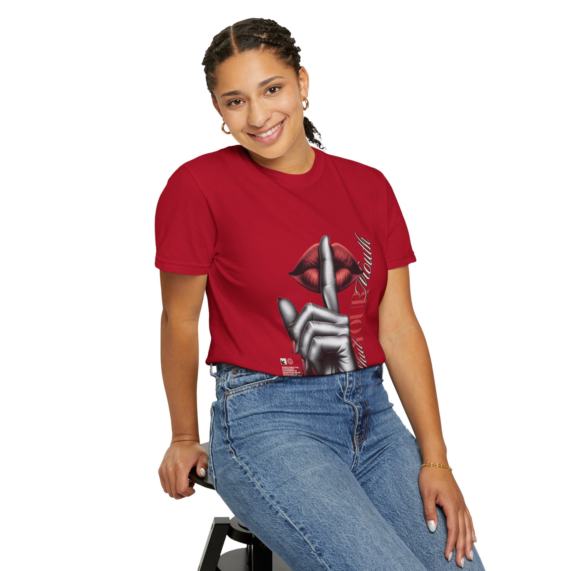 Dyed T-shirt - Big Moma Print