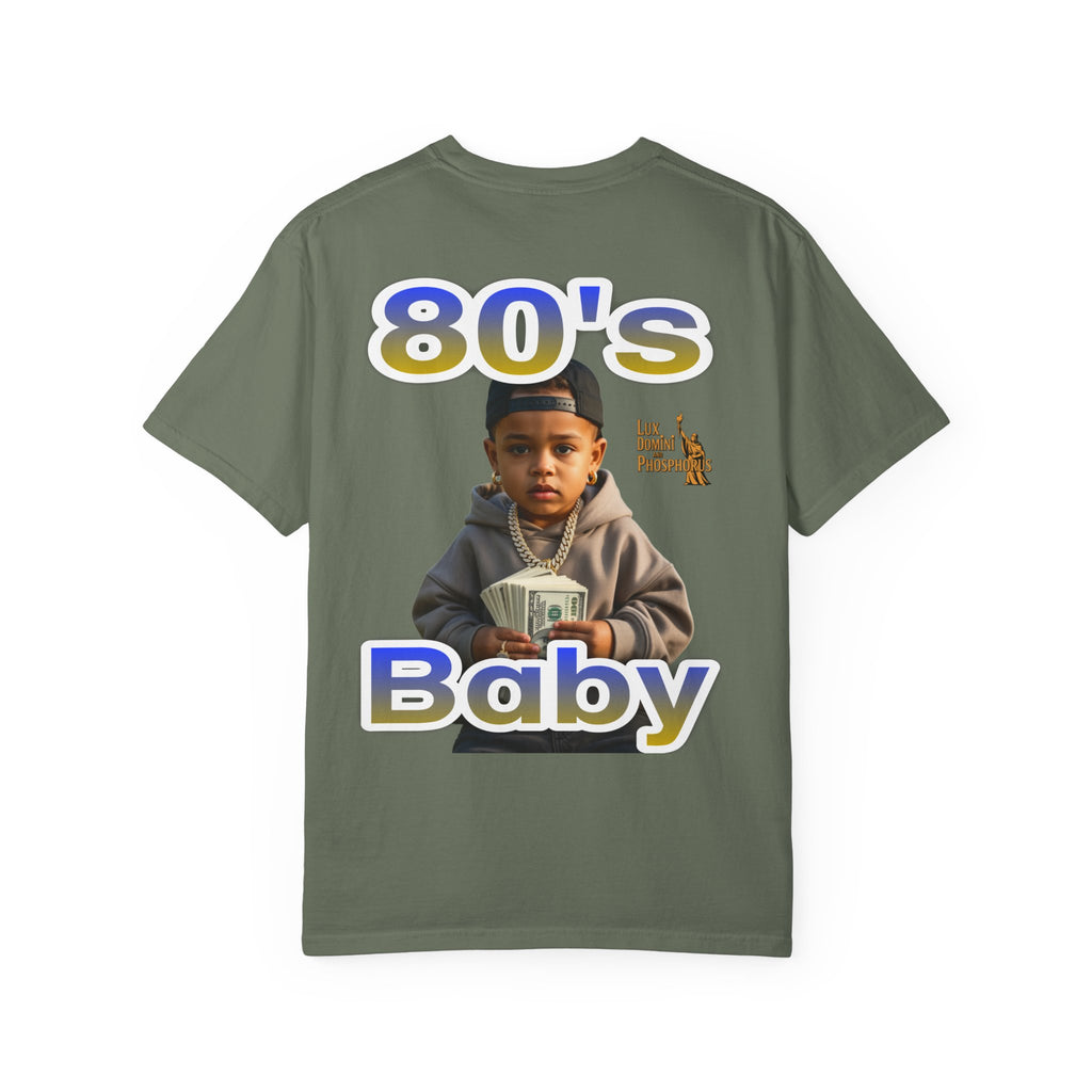 80s Baby Unisex Garment-Dyed T-shirt - LD&P APPAREL