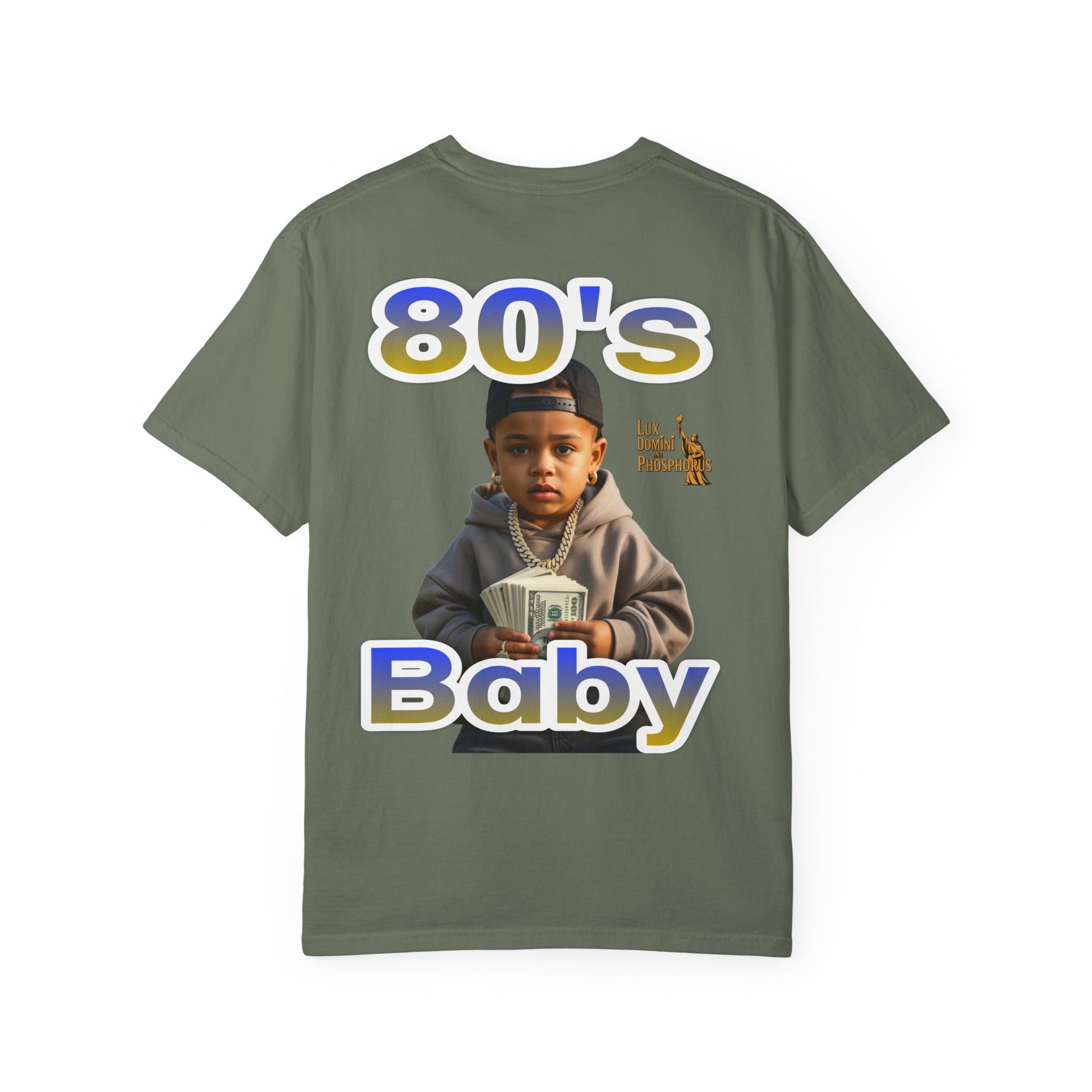 80s Baby Unisex Garment-Dyed T-shirt - LD&P APPAREL