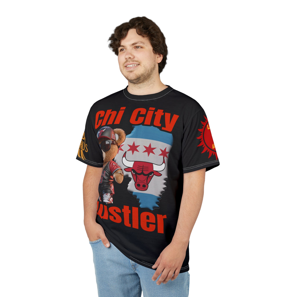 CHI CITY HUSTLER Unisex Cut & Sew Tee