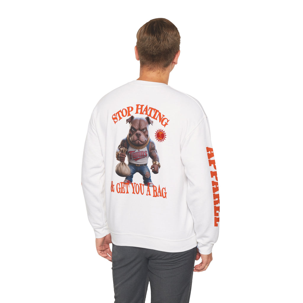 Unisex Sweatshirt Stop Hating LD&P Apparel Design