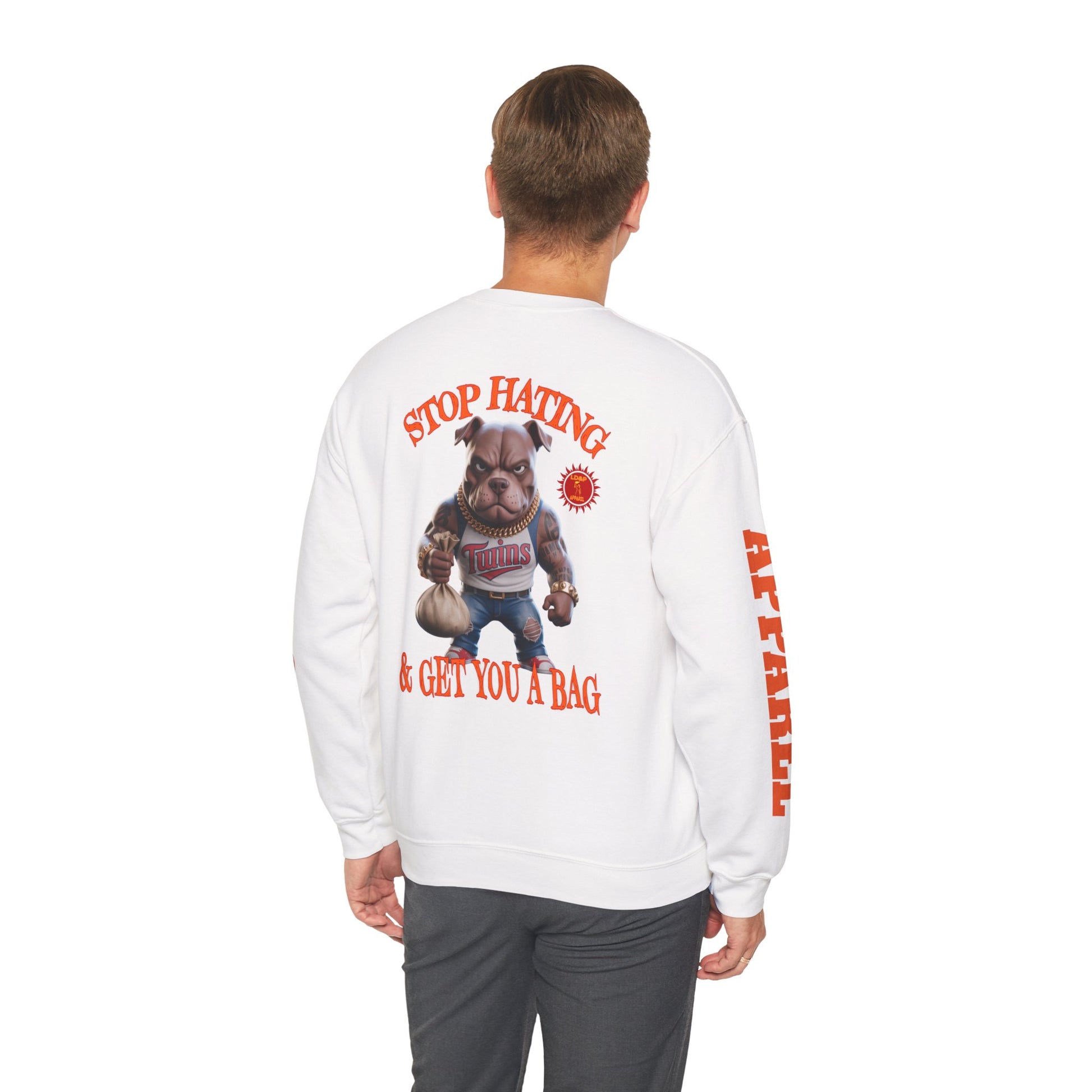 Unisex Sweatshirt Stop Hating LD&P Apparel Design