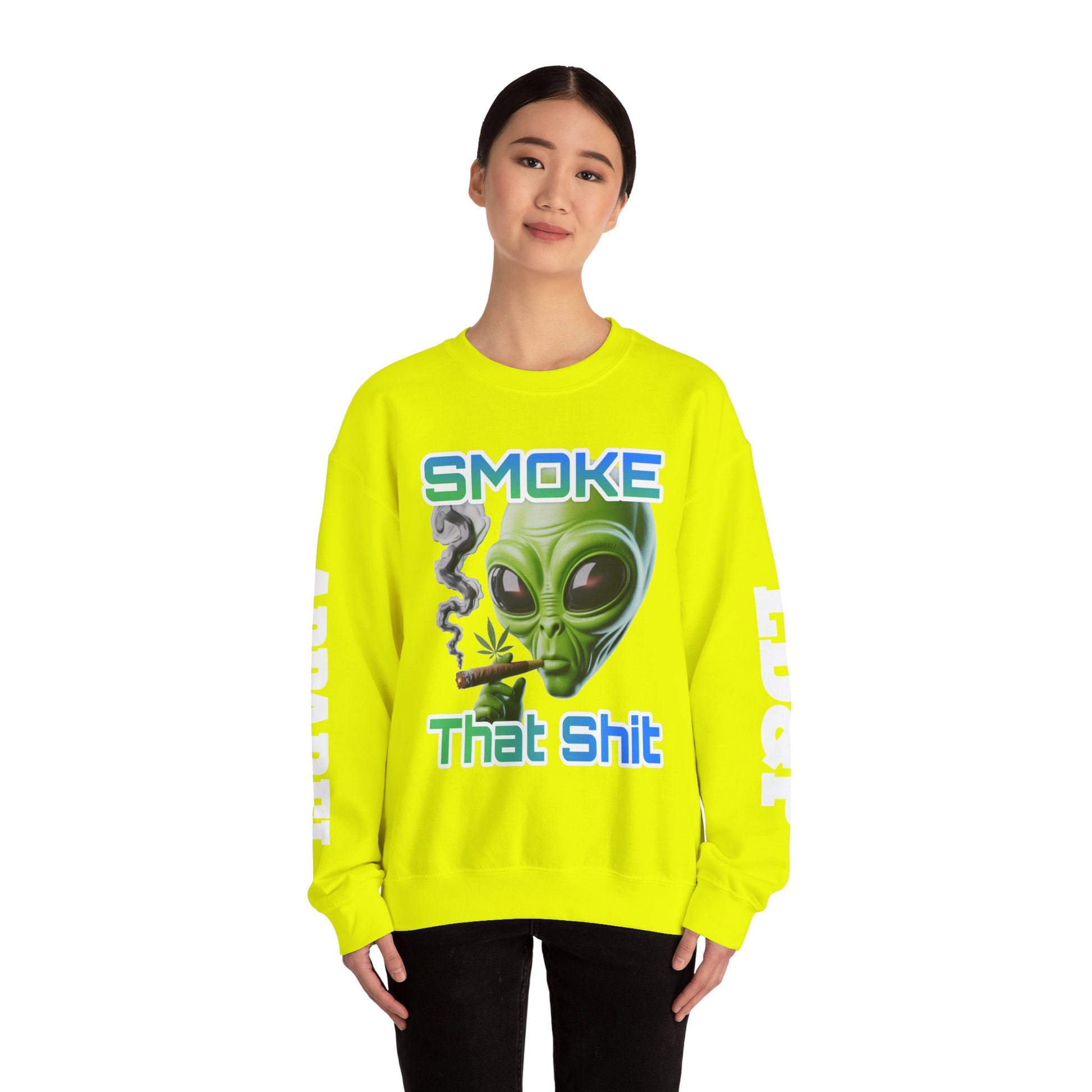 Crewneck Sweatshirt - Smoke That LD&P APPAREL Design