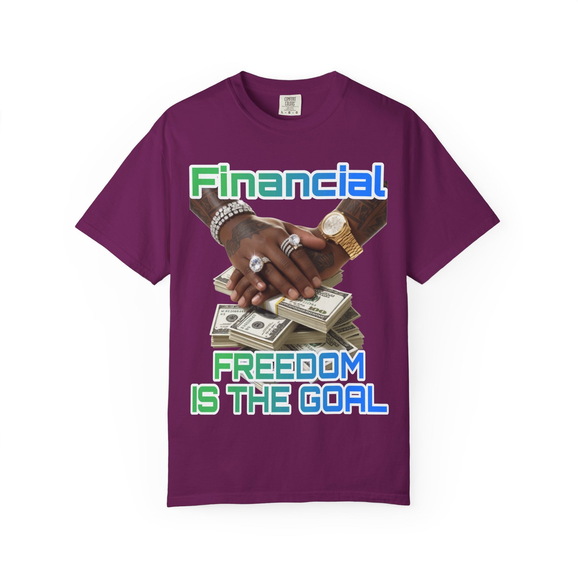 Financial Freedom Unisex T-shirt - 'Financial Freedom is The Goal' Design