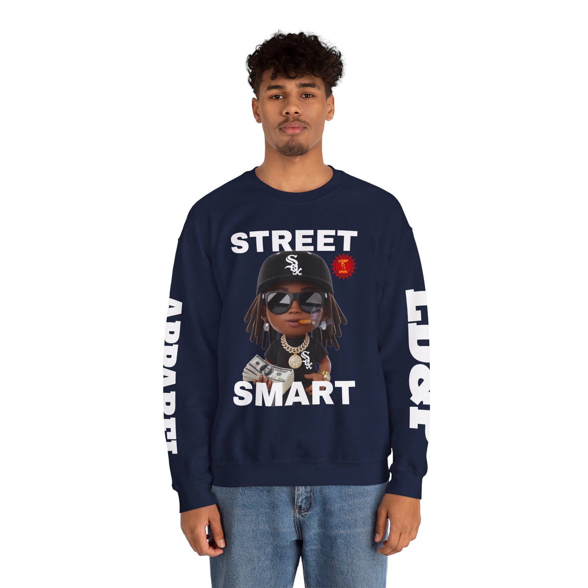 Street Smart Crewneck Sweatshirt - Urban Casual Wear
