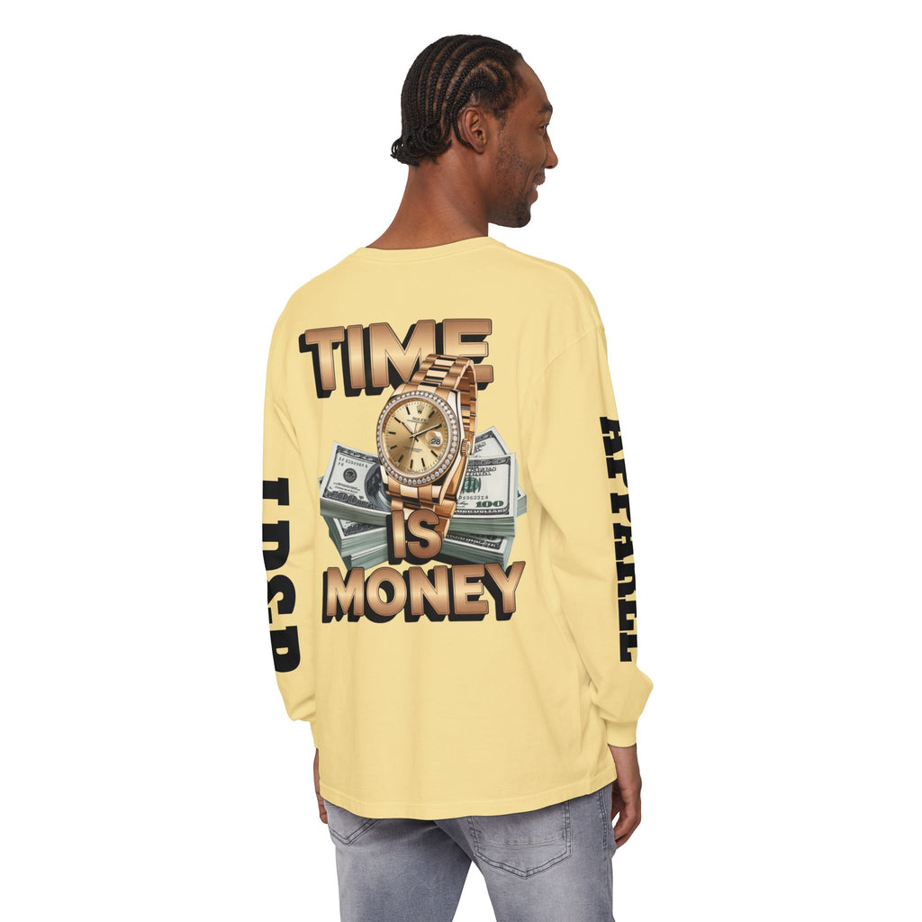 Long Sleeve T-Shirt Time is MONEY Design