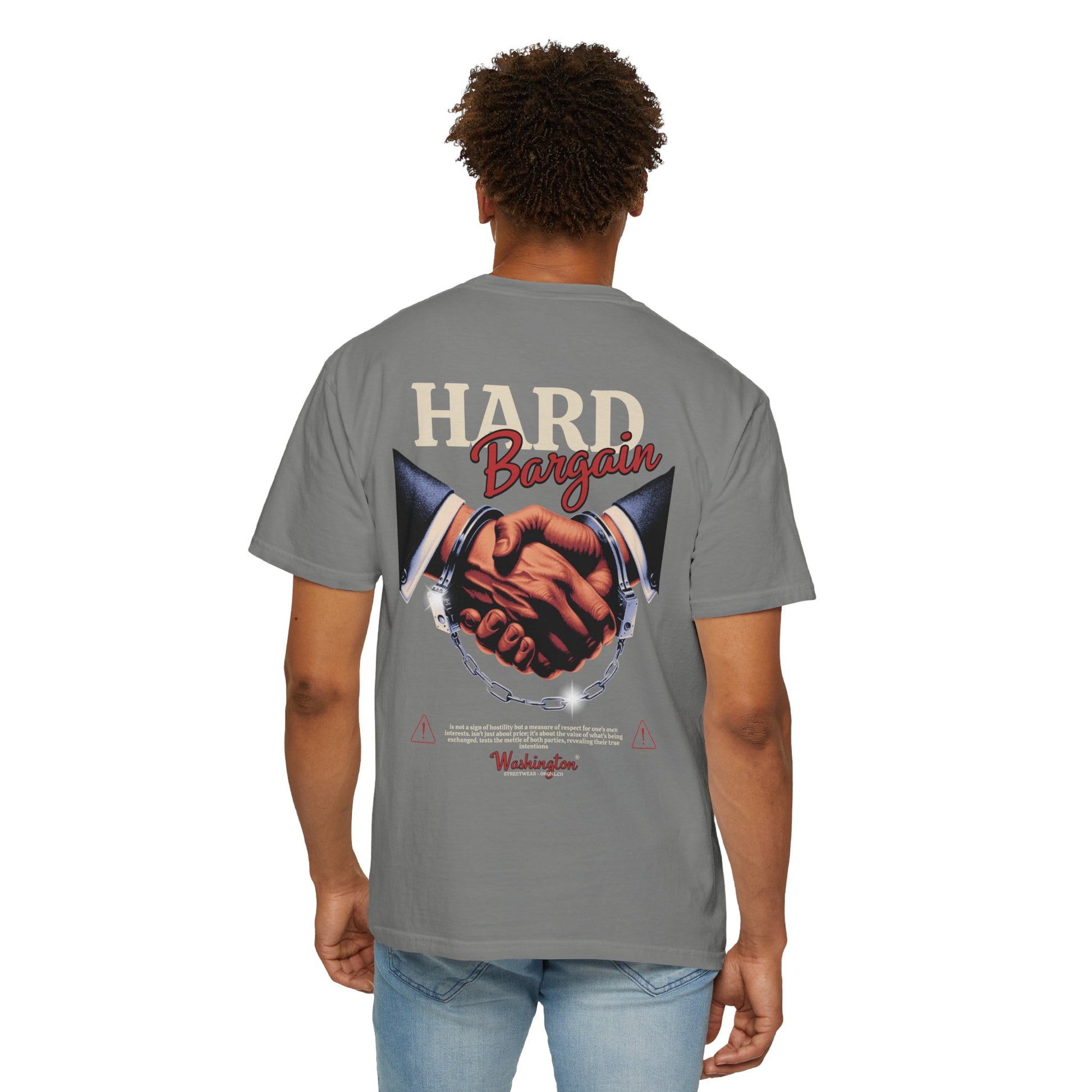 Garment-Dyed T-shirt Hard Bargain Graphic Tee