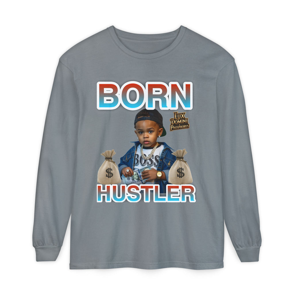 Long Sleeve T-Shirt Born Hustler Apparel