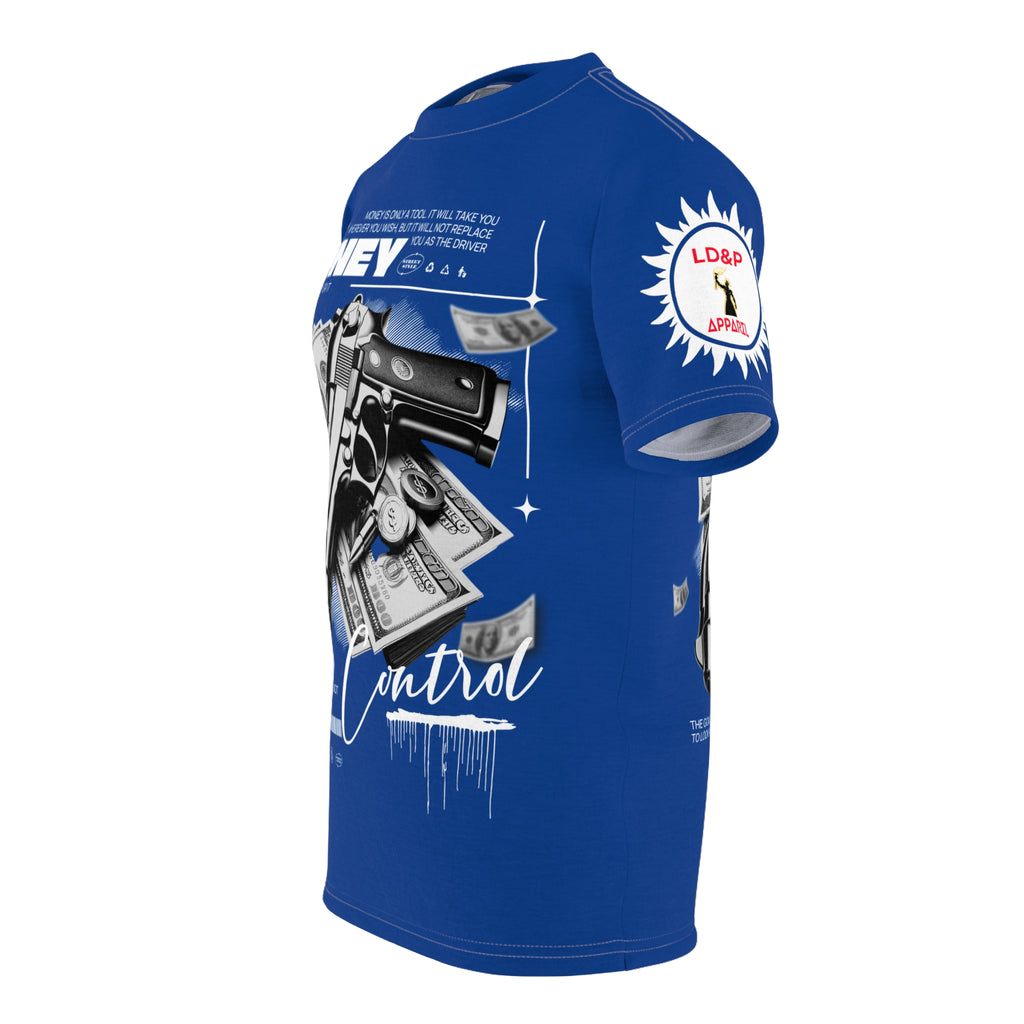 Money Control Graphic Tee LD&P APPAREL BLUE