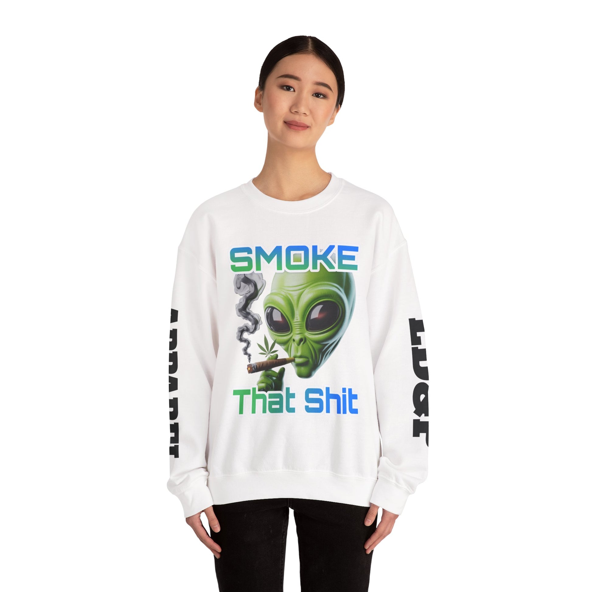 Crewneck Sweatshirt - Smoke That LD&P APPAREL Design