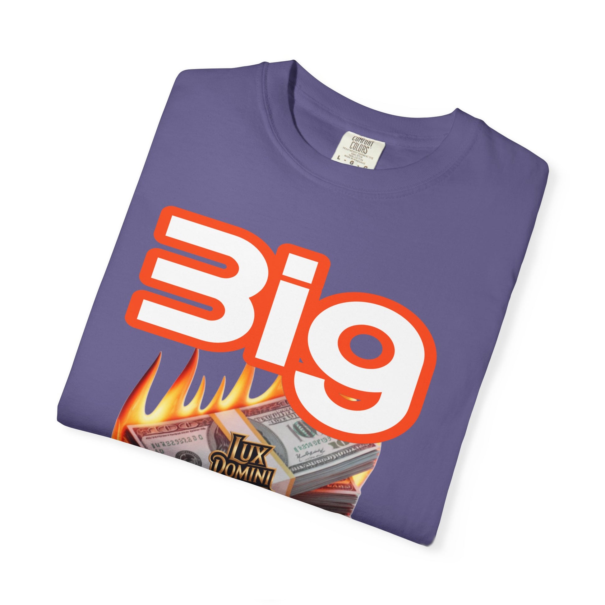 T-Shirt Big Spender Text Unisex Garment-Dyed Tee