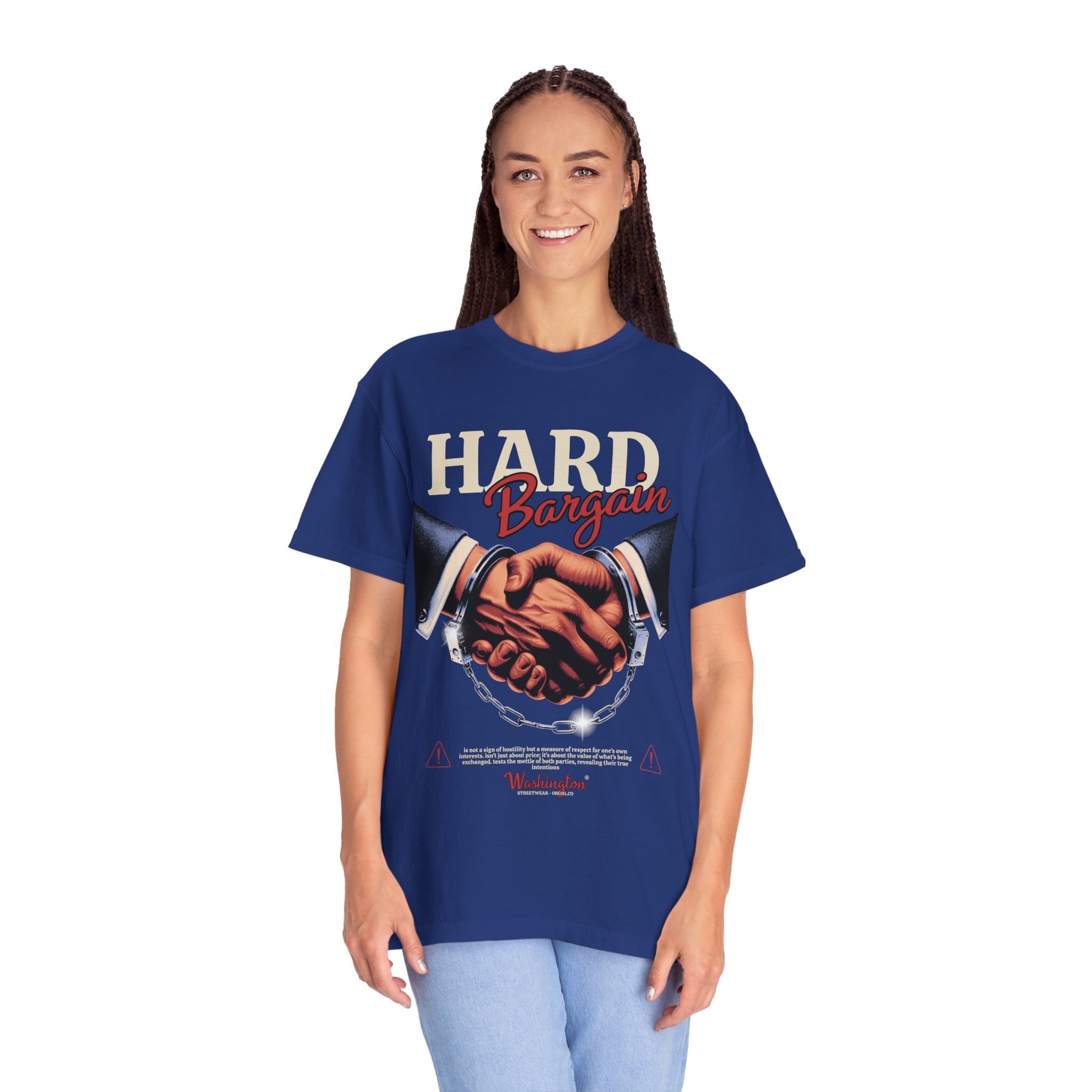 Garment-Dyed T-shirt Hard Bargain Graphic Tee