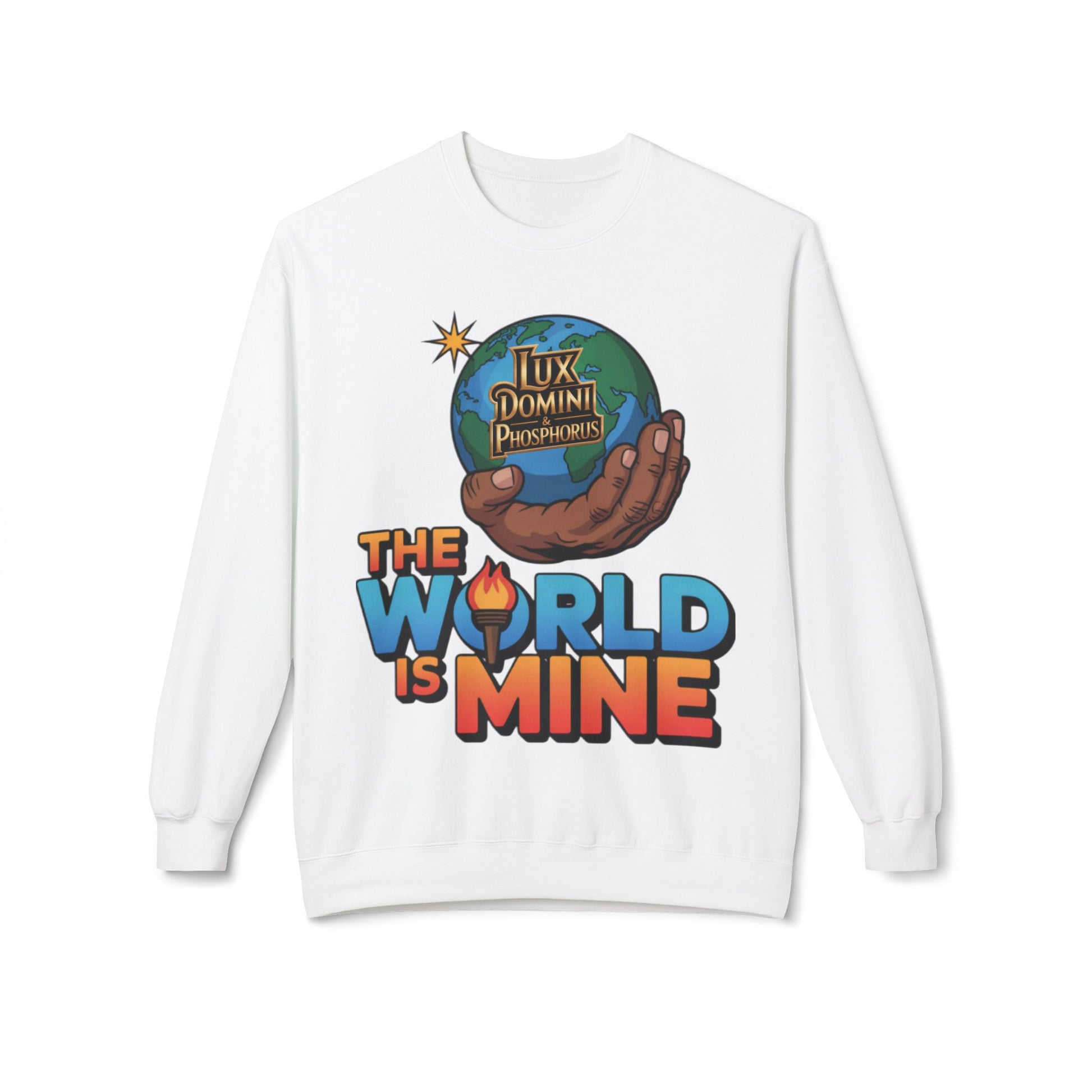 "The World Is Mine"  Design 2 Crewneck Sweatshirt