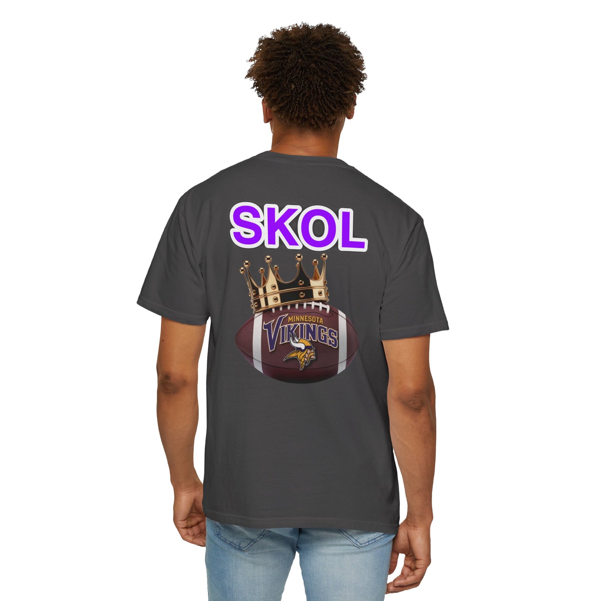T-Shirt - Minnesota Vikings SKOL Unisex Garment-Dyed Tee