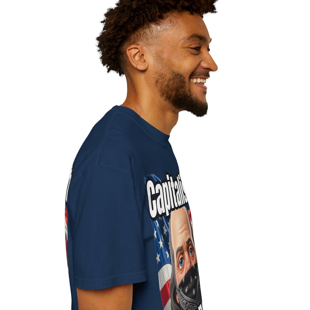 Garment-Dyed T-shirt capitalism is Gangsta