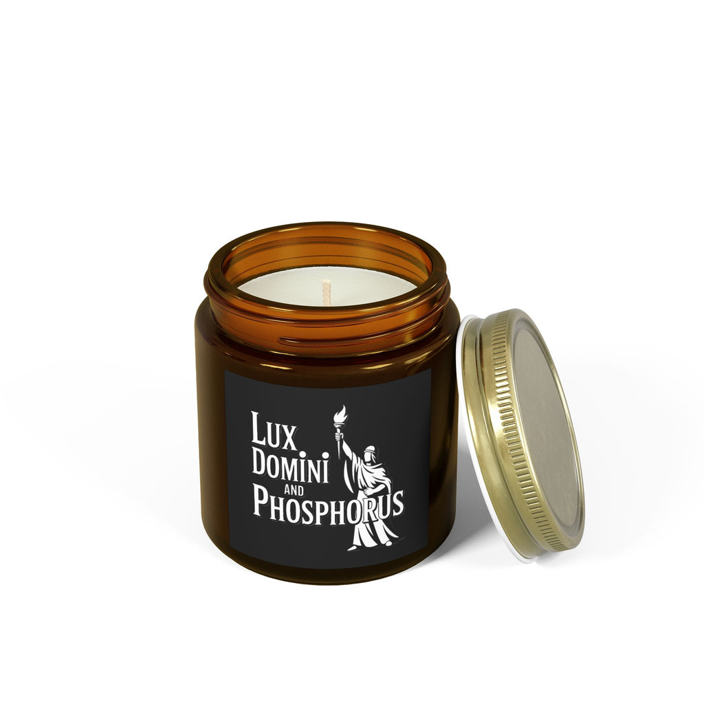 Lux Domini & Phosphorus Coconut Apricot Scented Candle (4oz & 9oz)
