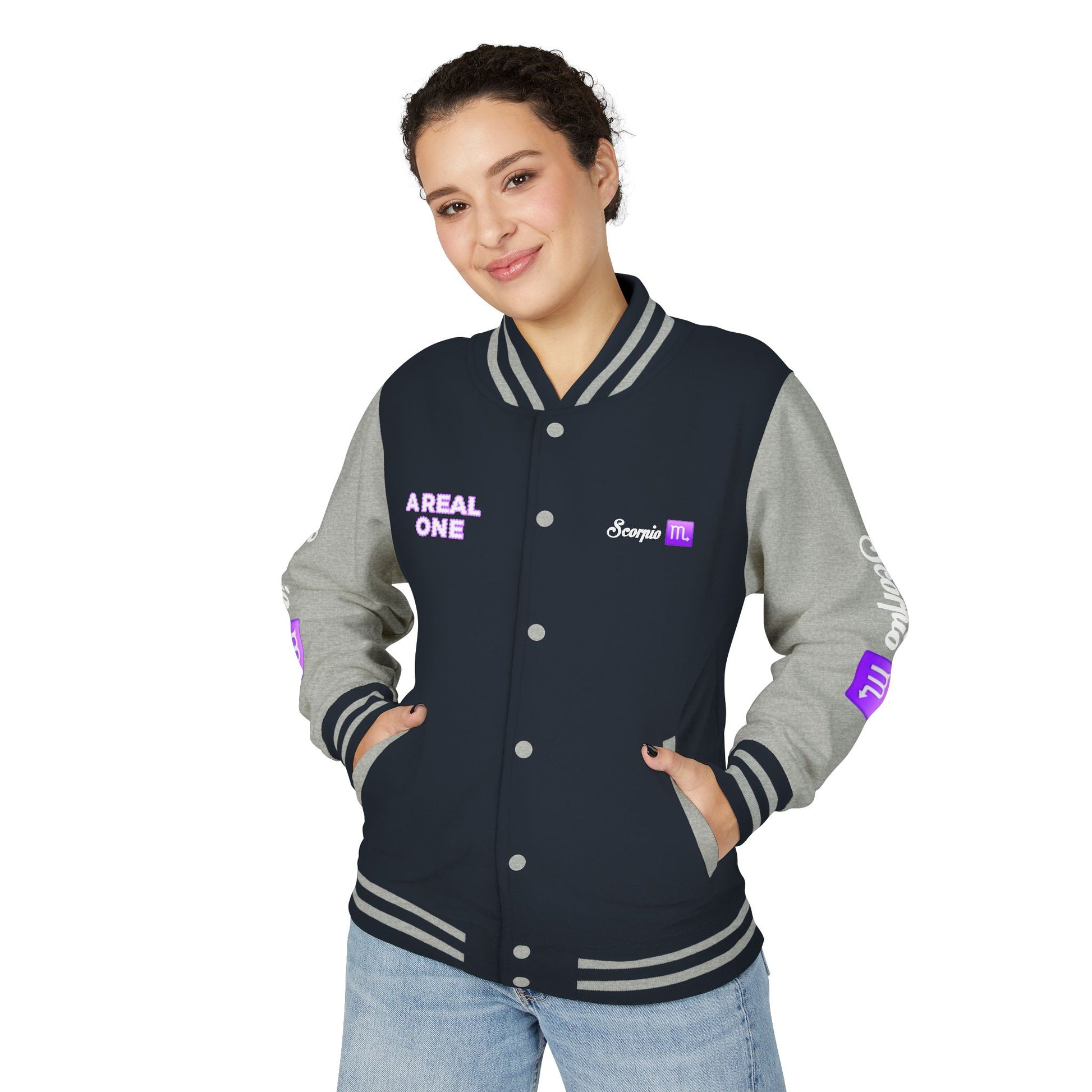 Letterman Jacket Scorpio Zodiac Design