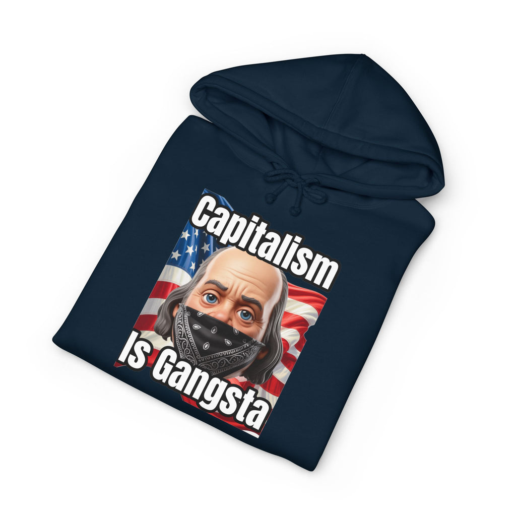 Capitalism is Gangsta Heavyweight Hooded Sweatshirt