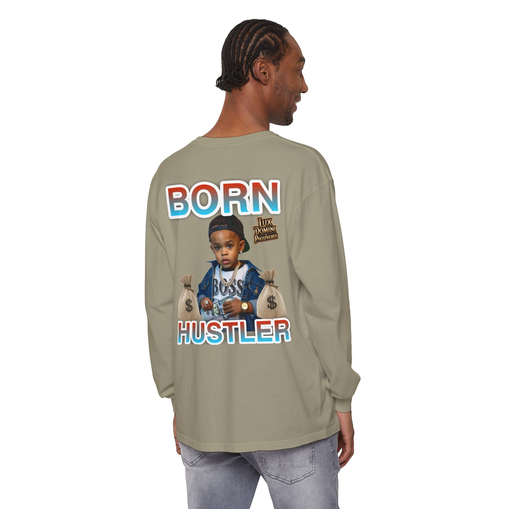 Long Sleeve T-Shirt Born Hustler Apparel