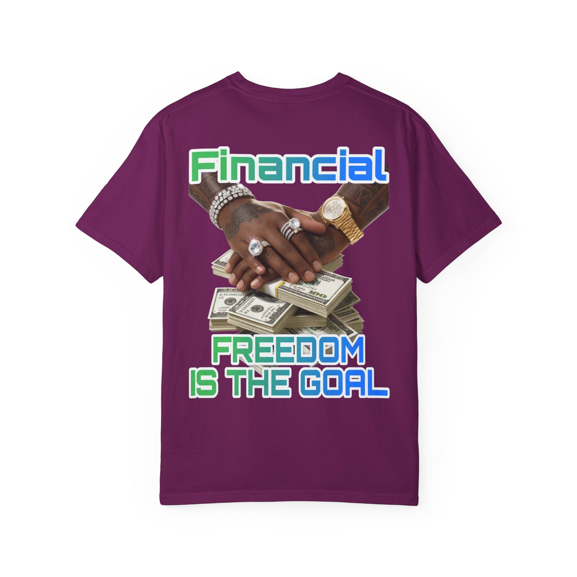Financial Freedom Unisex T-shirt - 'Financial Freedom is The Goal' Design